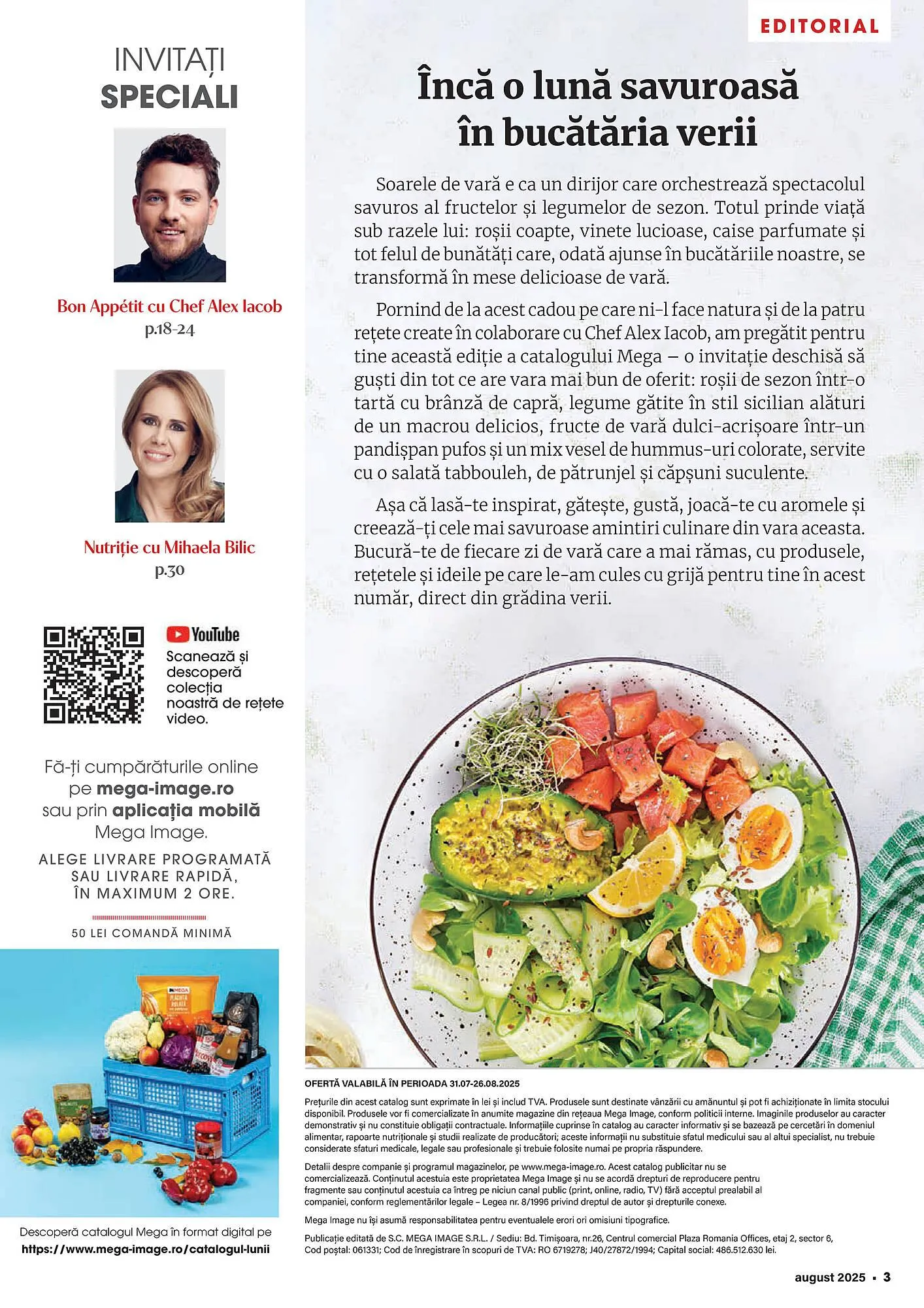 Catalog Catalog Mega Image de la 1 august până la 31 august 2025 - Revista Pagina 3