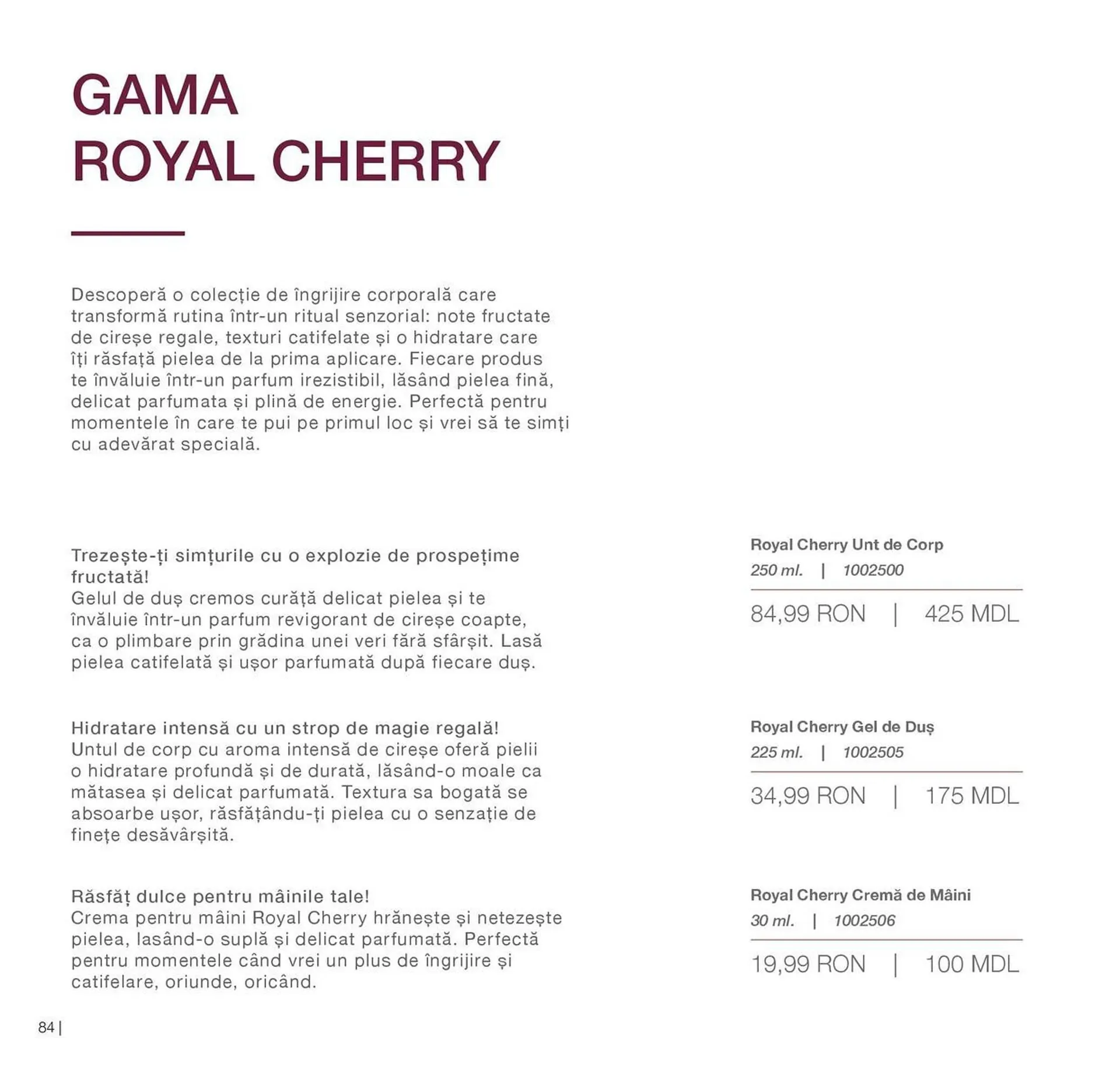 Catalog Catalog Farmasi de la 1 aprilie până la 31 august 2026 - Revista Pagina 84