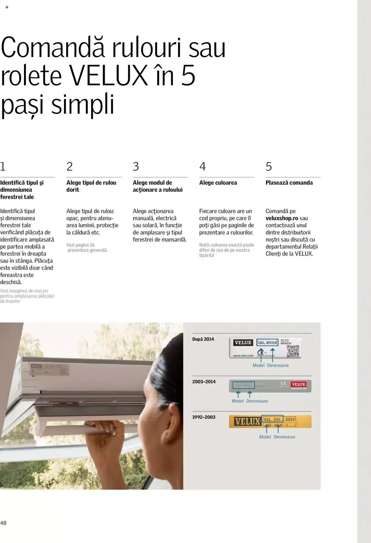 Catalog Velux catalog - Rulouri şi rolete 2022 de la 7 martie până la 31 decembrie 2023 - Revista Pagina 48