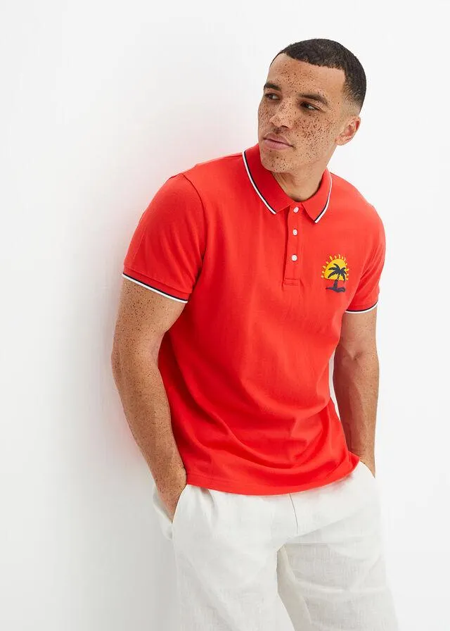 Tricou polo din bumbac bio