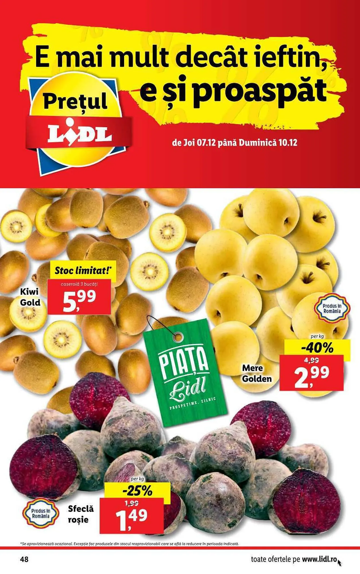 Catalog Lidl catalog de la 4 decembrie până la 10 decembrie 2023 - Revista Pagina 48