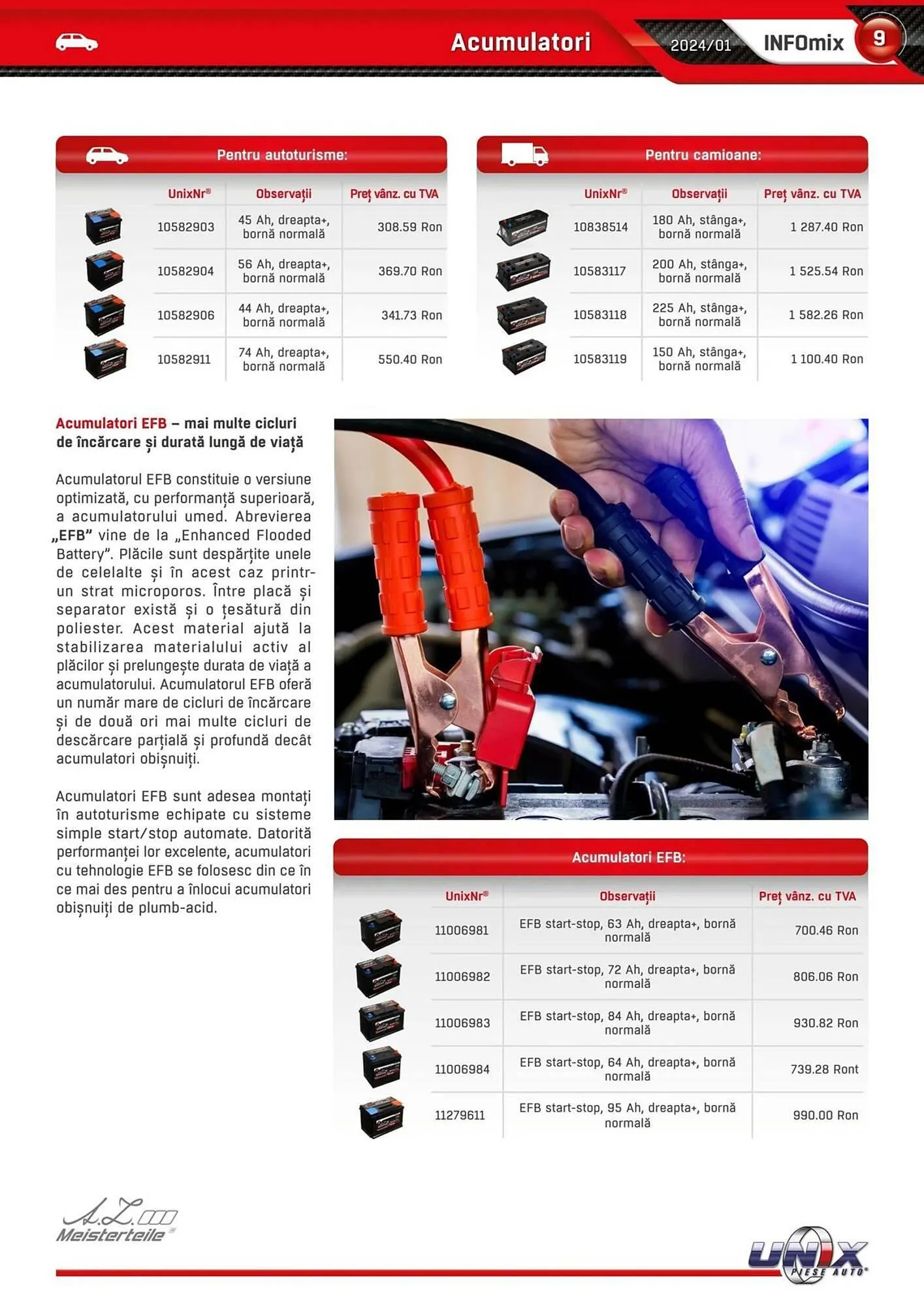 Catalog UNIX Auto catalog de la 19 ianuarie până la 31 decembrie 2024 - Revista Pagina 9