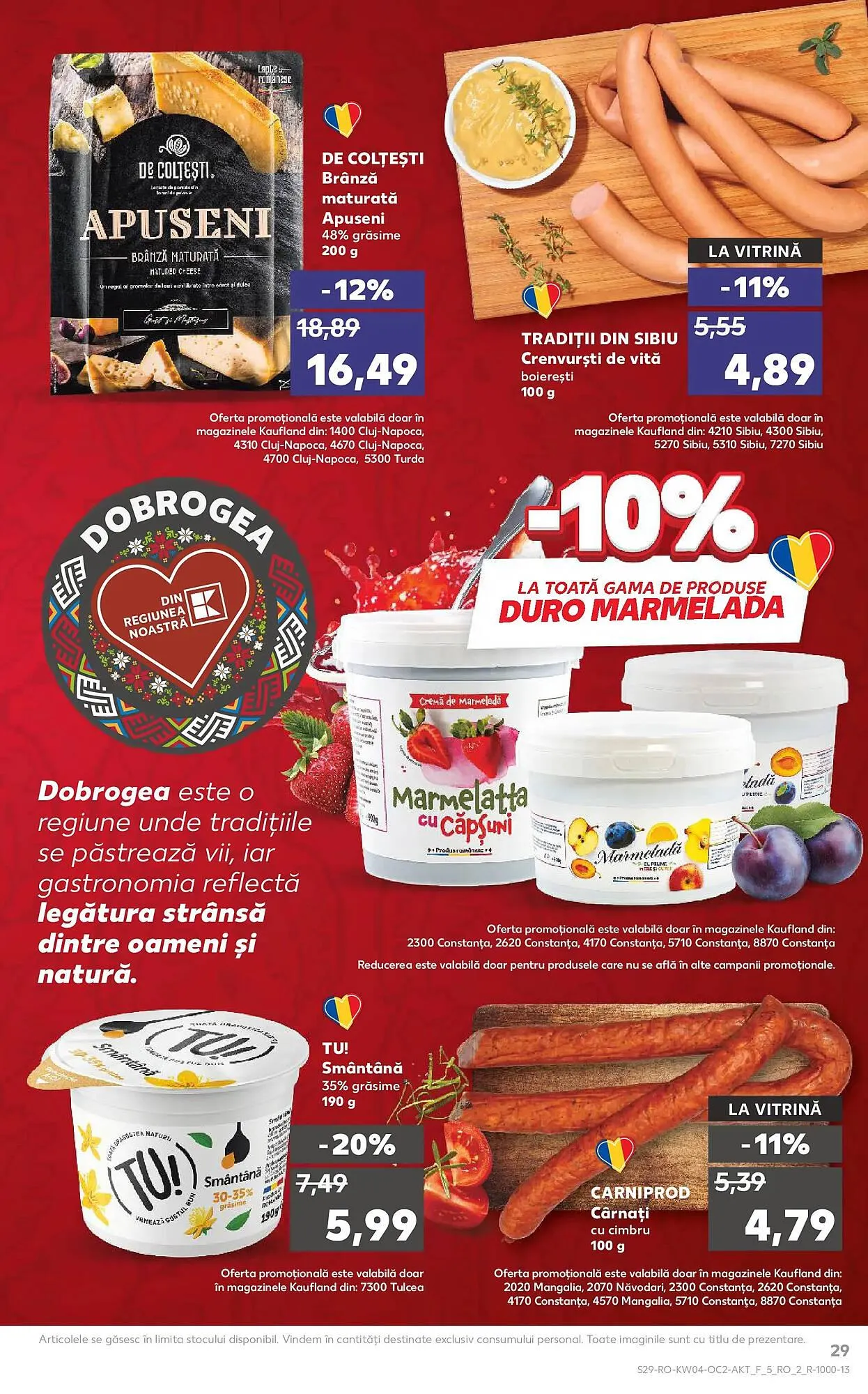 Catalog Catalog Kaufland de la 21 ianuarie până la 27 ianuarie 2026 - Revista Pagina 29