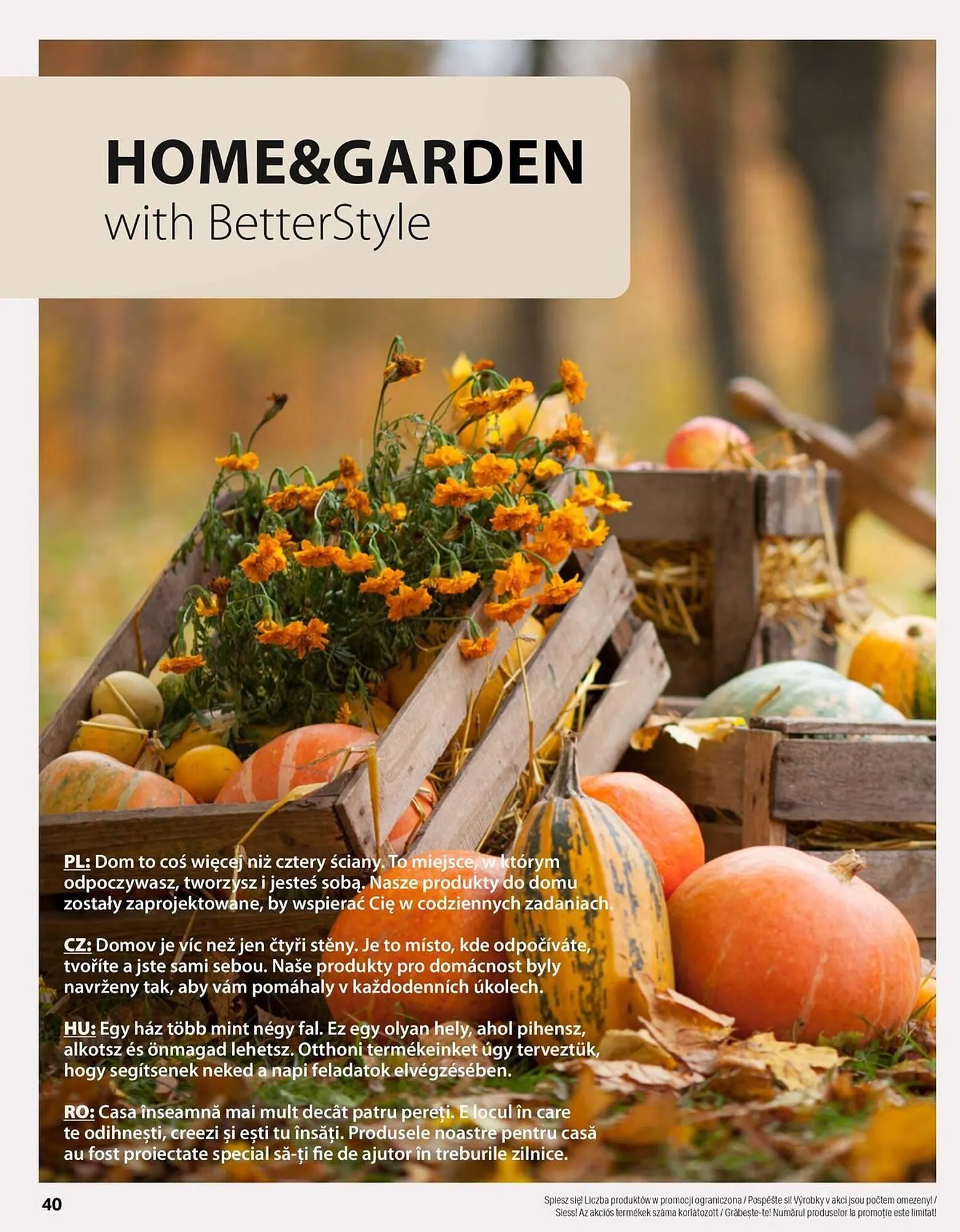 Catalog Catalog BetterStyle de la 1 octombrie până la 31 octombrie 2025 - Revista Pagina 40