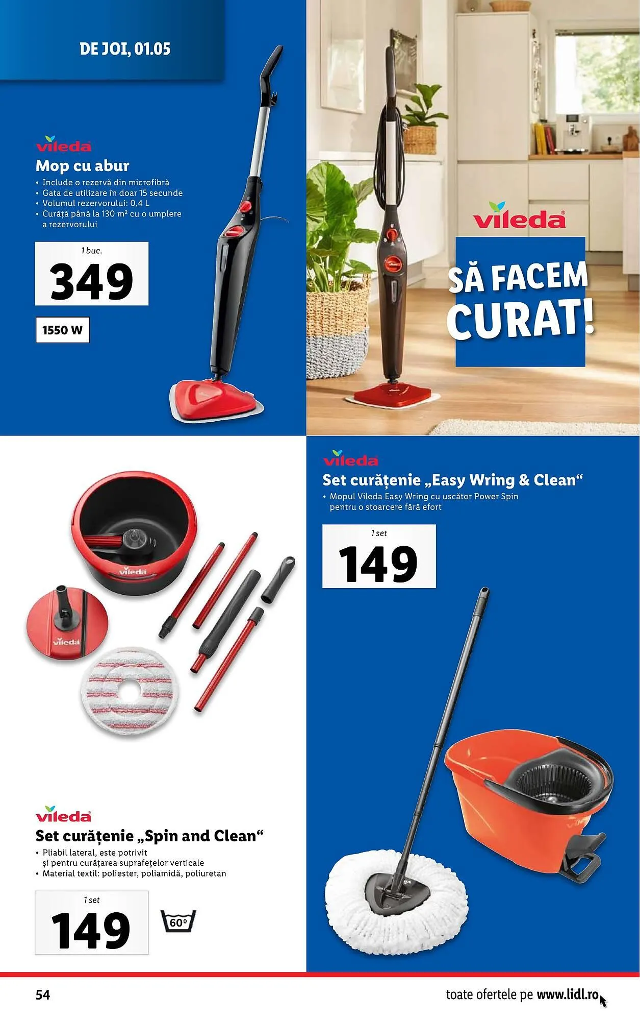 Catalog Catalog Lidl de la 22 aprilie până la 27 aprilie 2025 - Revista Pagina 54