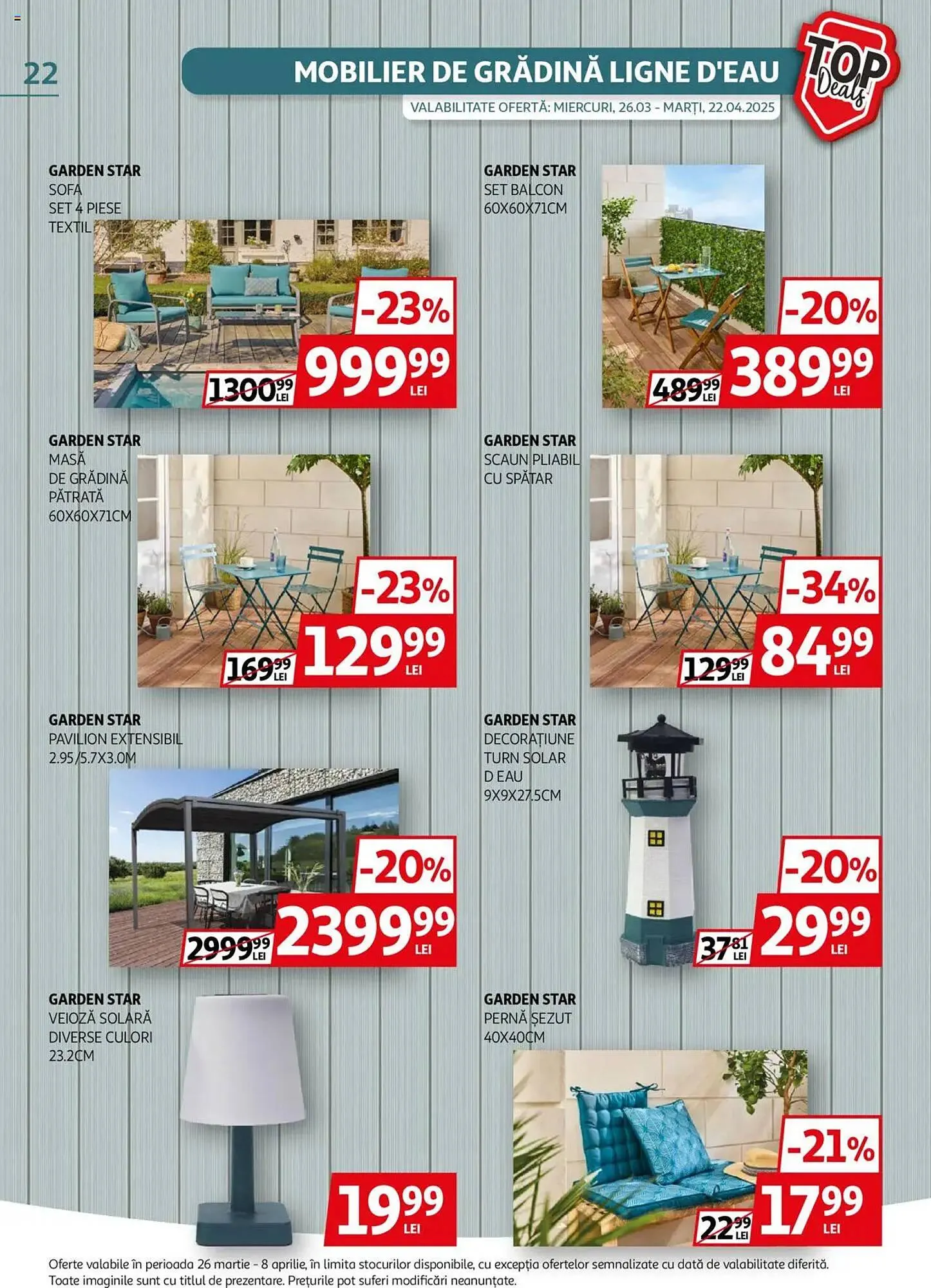 Catalog Catalog Auchan de la 26 martie până la 8 aprilie 2025 - Revista Pagina 22