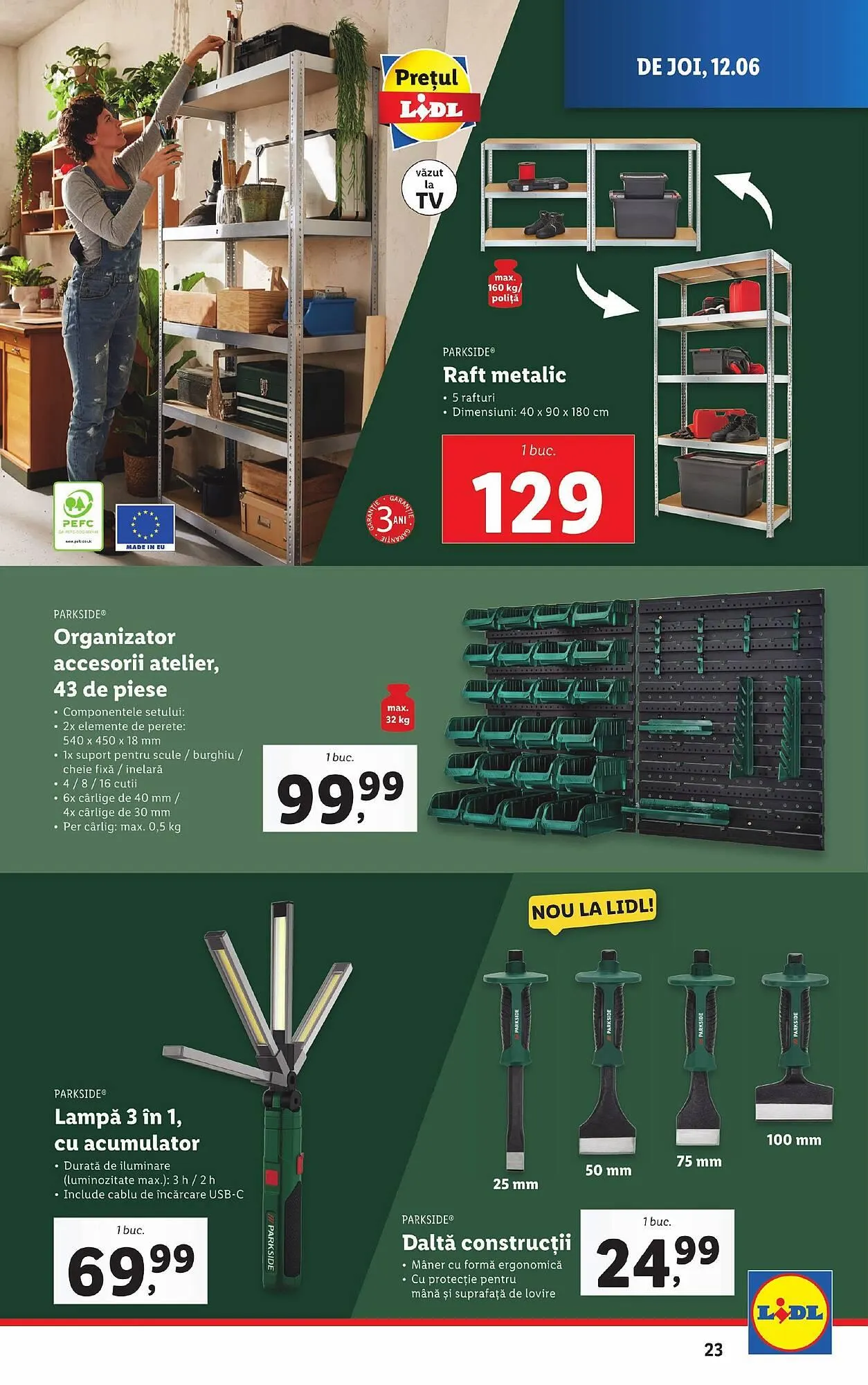Catalog Catalog Lidl de la 9 iunie până la 15 iunie 2025 - Revista Pagina 23