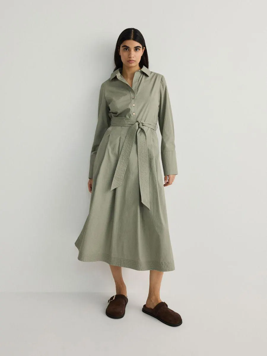 Rochie maxi din bumbac