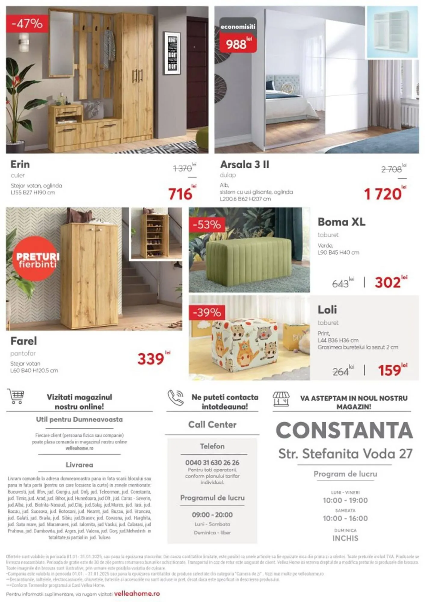 Catalog Catalog Mobila Videnov de la 2 ianuarie până la 31 ianuarie 2025 - Revista Pagina 12