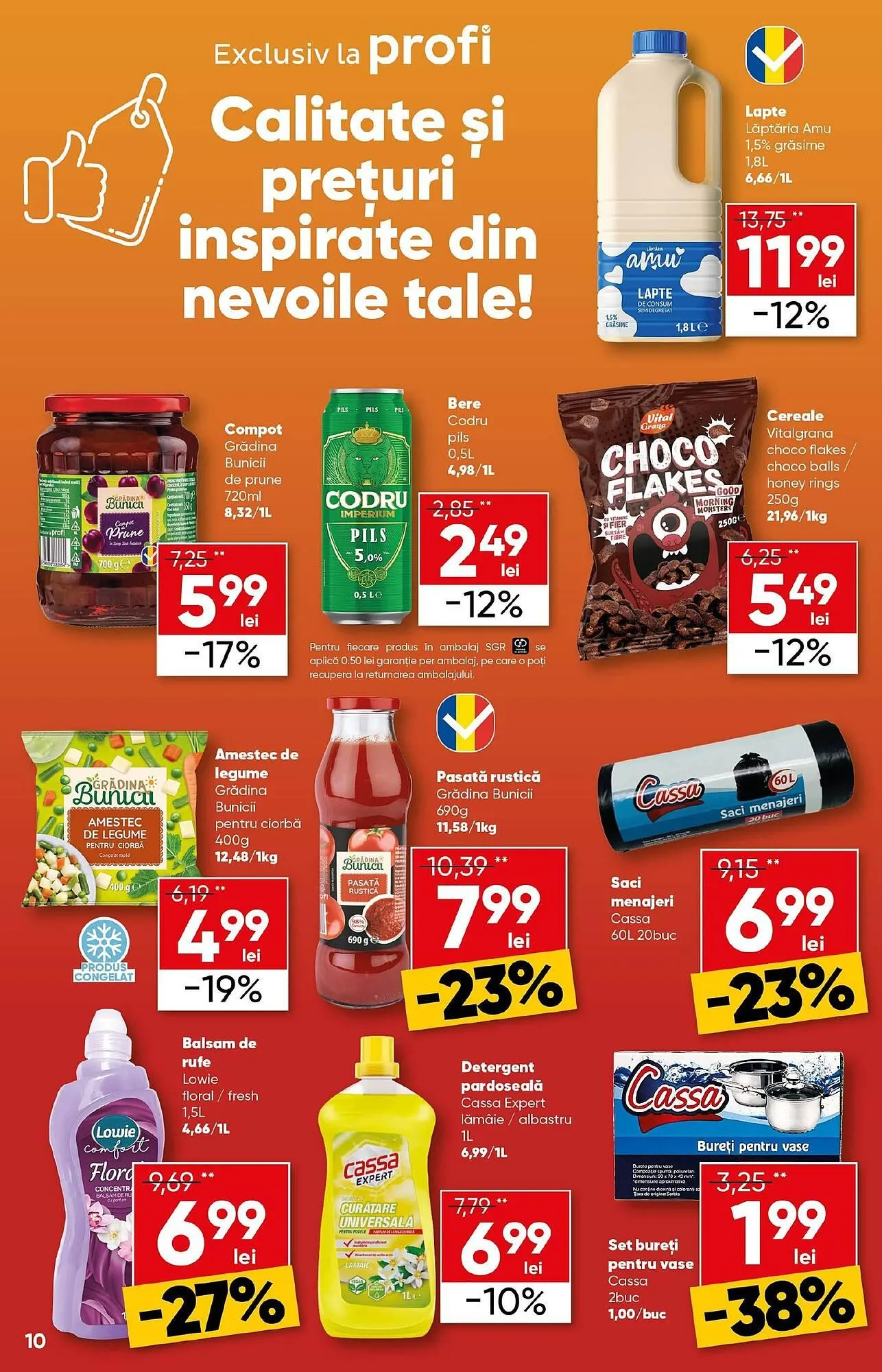 Catalog Catalog PROFI de la 8 ianuarie până la 21 ianuarie 2025 - Revista Pagina 10