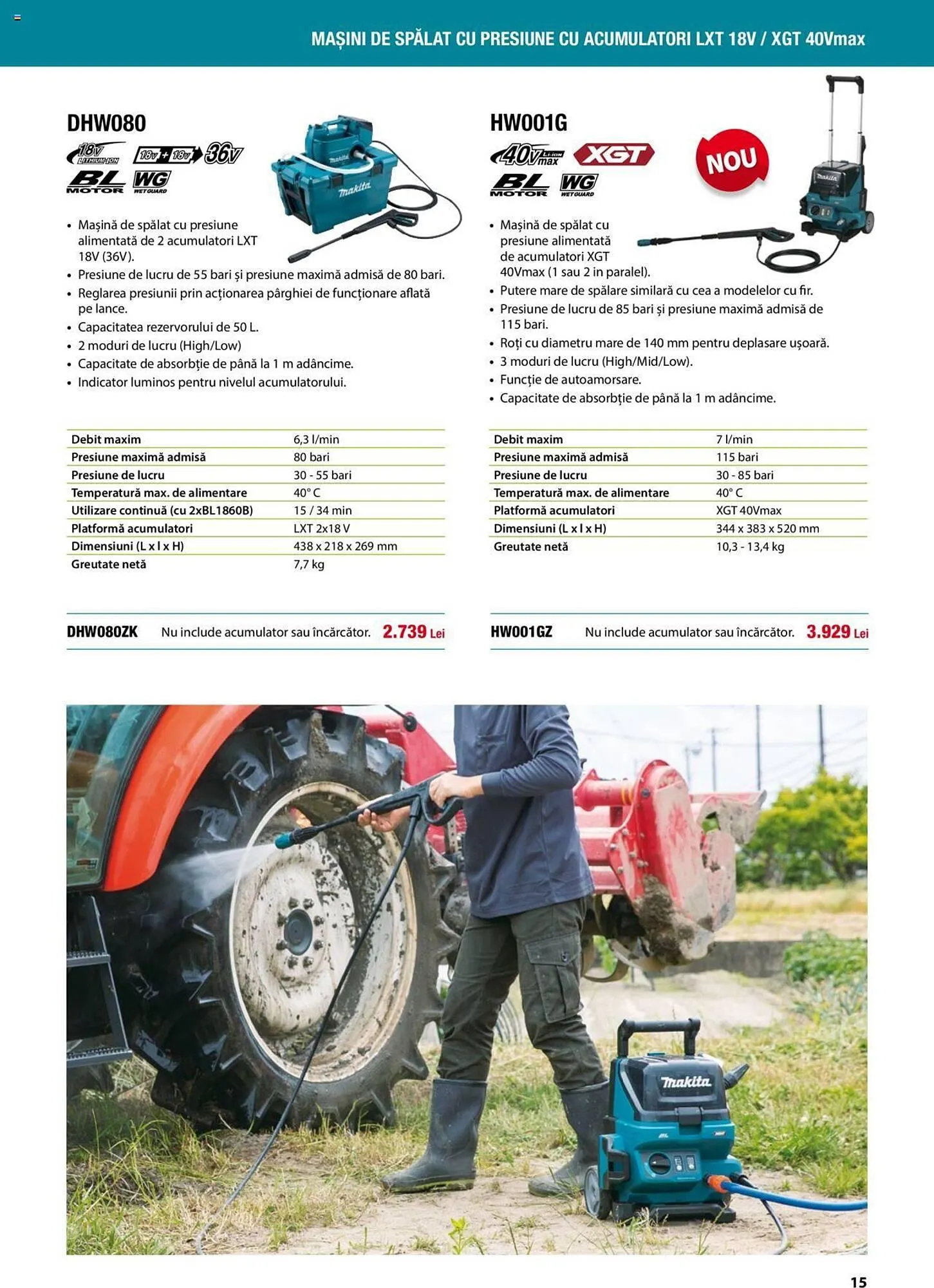 Catalog Makita catalog de la 1 septembrie până la 22 decembrie 2023 - Revista Pagina 15