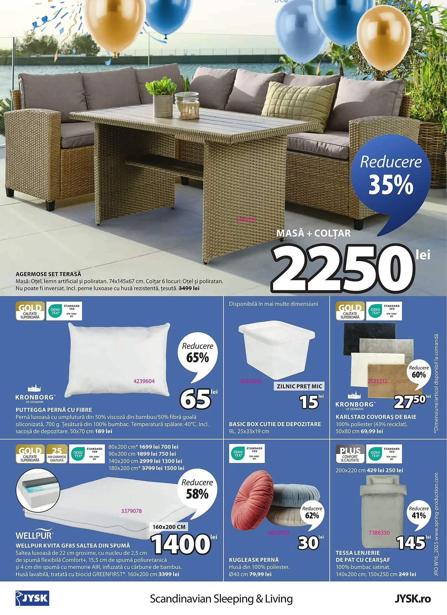 Catalog Catalog JYSK de la 17 aprilie până la 5 mai 2025 - Revista Pagina 16