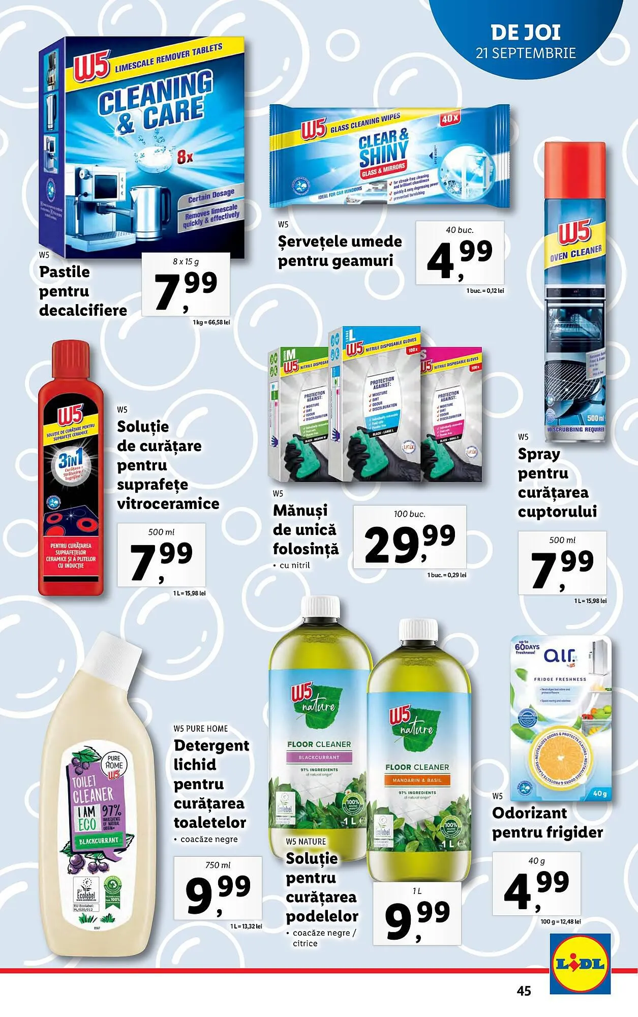 Catalog Lidl catalog de la 18 septembrie până la 24 septembrie 2023 - Revista Pagina 45