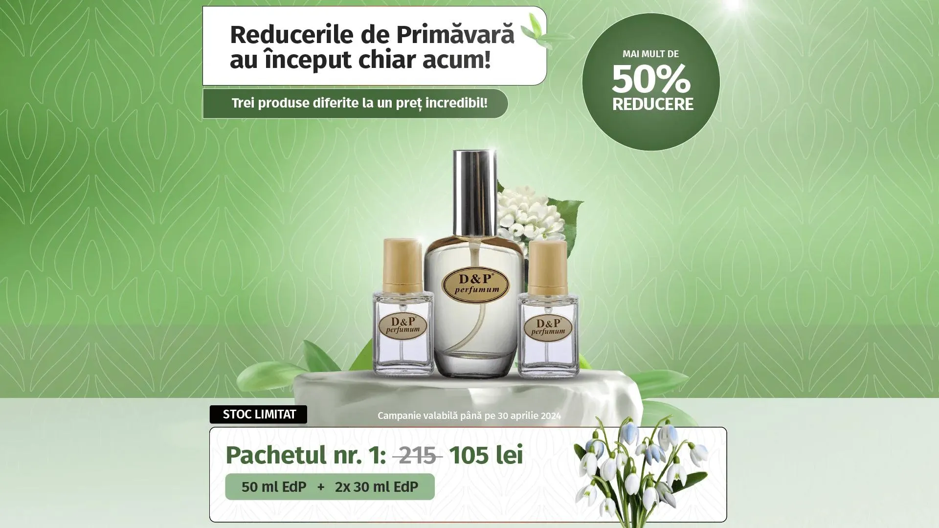 Set Promo 50 ml EDP + 2×30 ml pro EDP