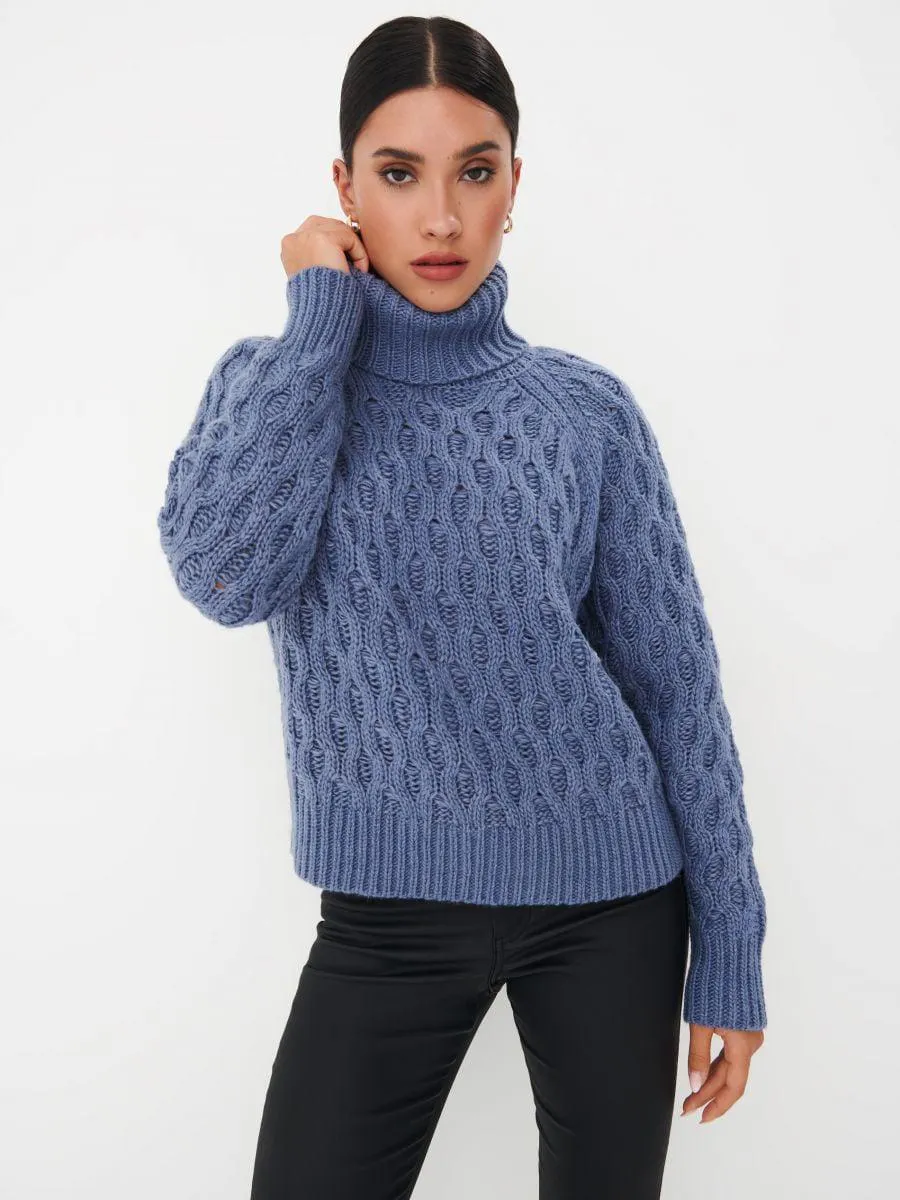 Pulover cu guler polo