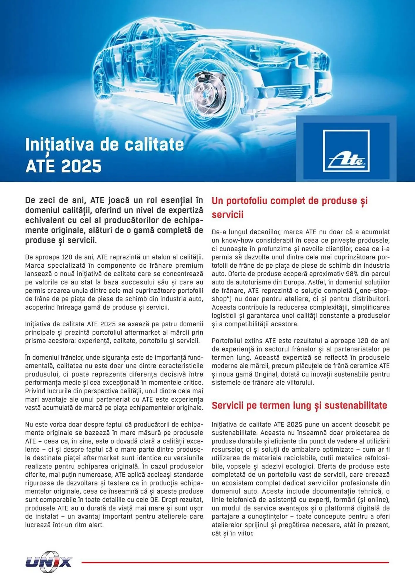 Catalog Catalog UNIX Auto de la 4 august până la 31 august 2025 - Revista Pagina 56