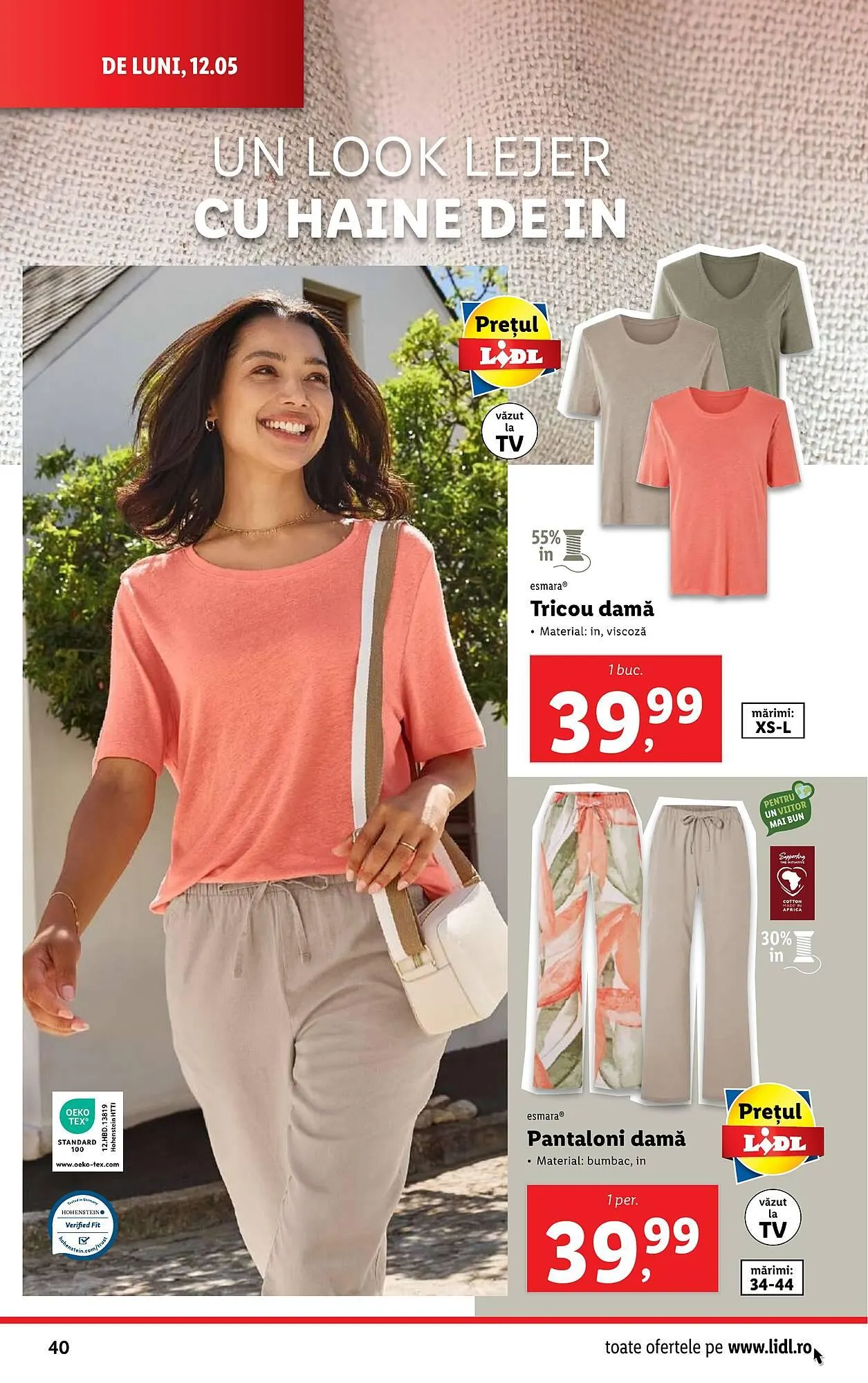 Catalog Catalog Lidl de la 12 mai până la 18 mai 2025 - Revista Pagina 40