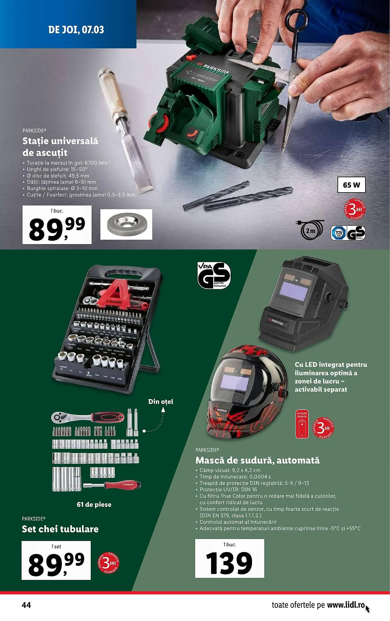 Catalog Lidl catalog de la 4 martie până la 10 martie 2024 - Revista Pagina 44