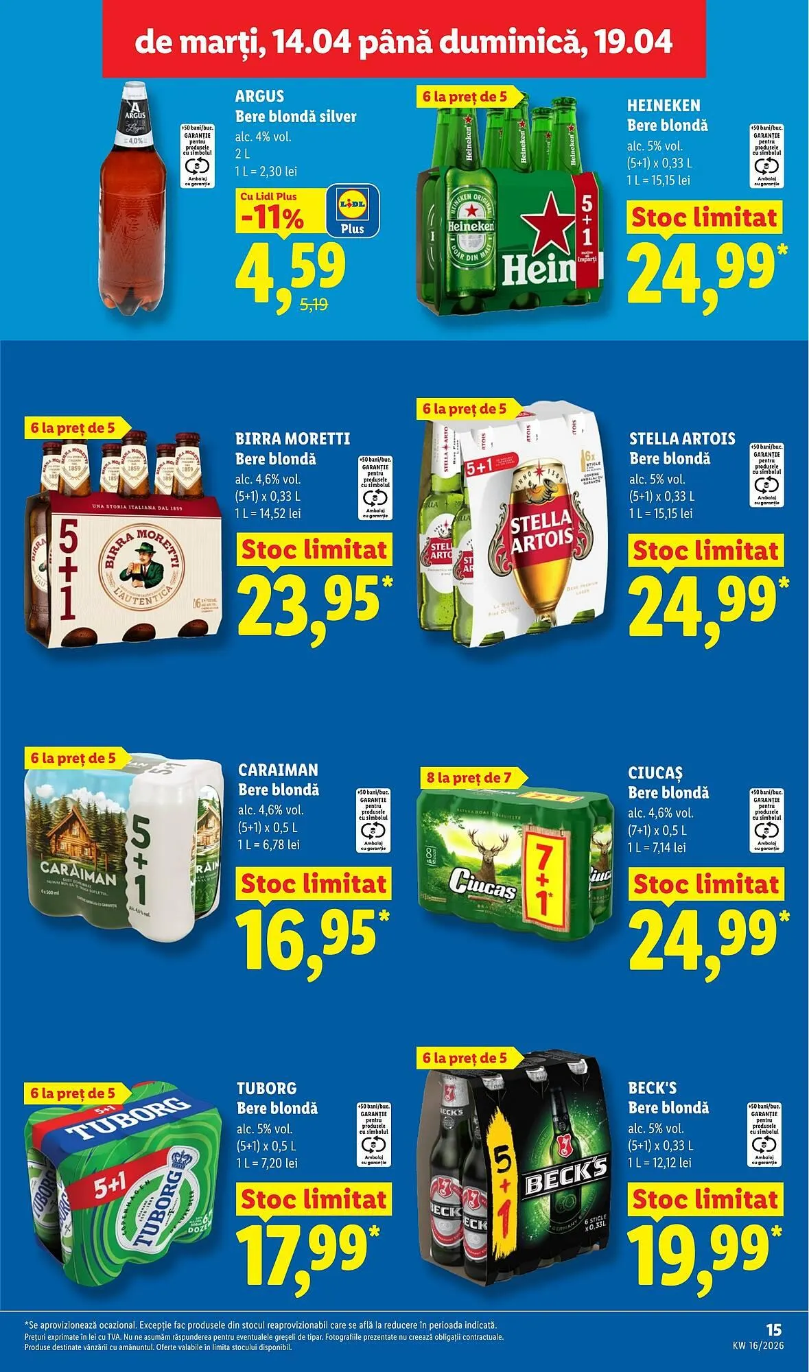 Catalog Catalog Lidl de la 14 aprilie până la 19 aprilie 2026 - Revista Pagina 15
