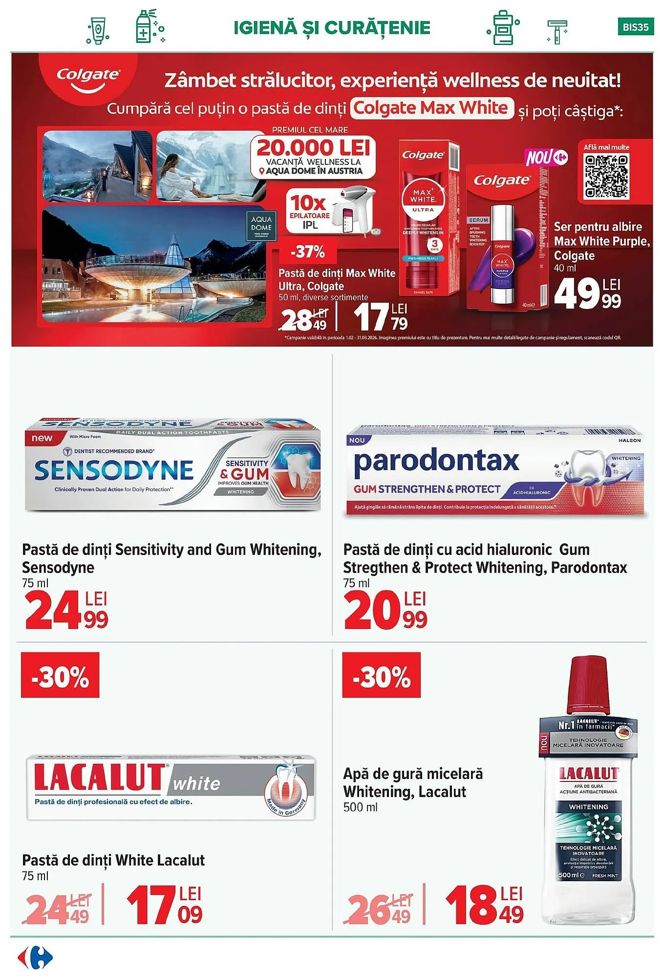 Catalog Catalog Carrefour de la 25 februarie până la 8 martie 2026 - Revista Pagina 38