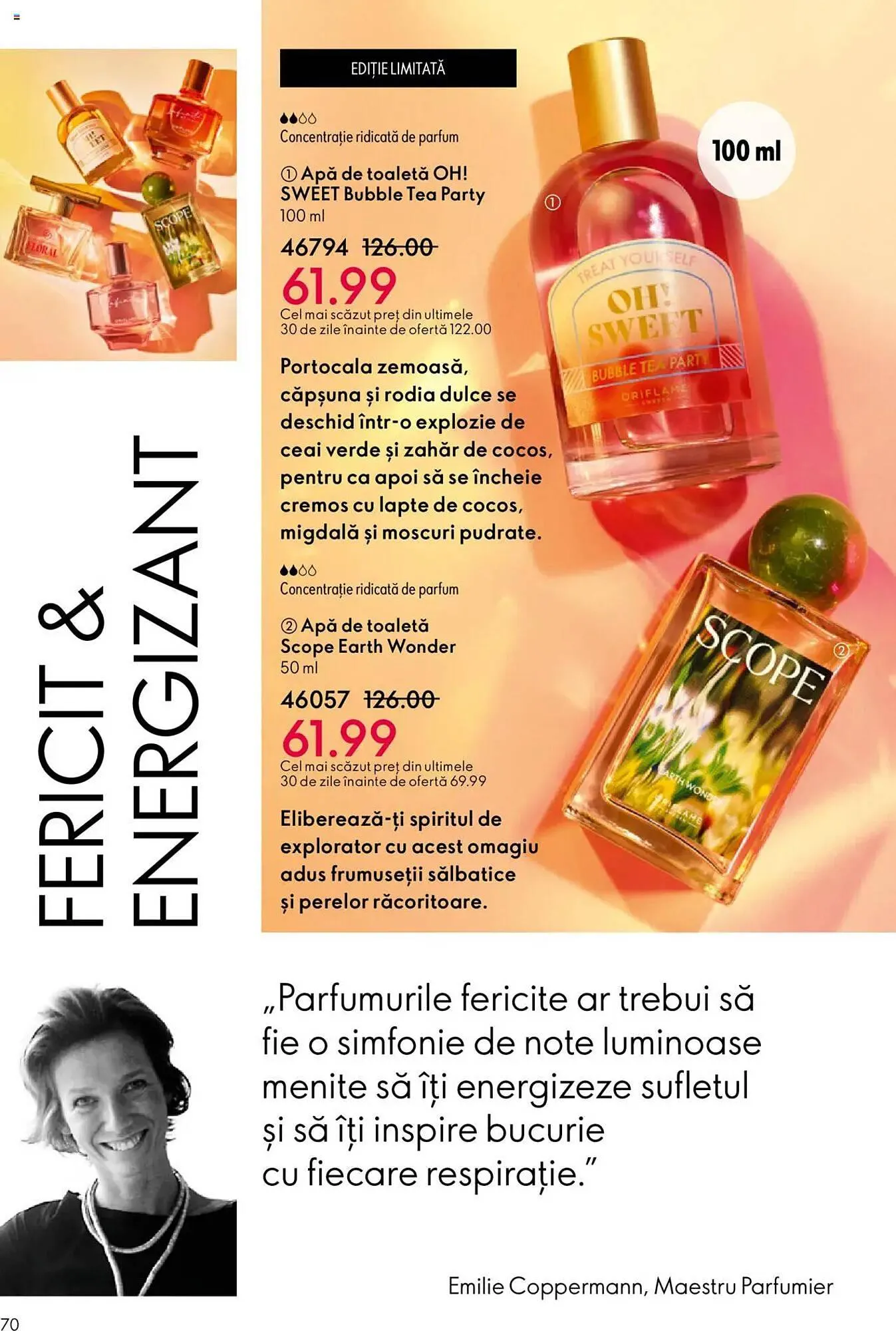 Catalog Catalog Oriflame de la 30 septembrie până la 21 octombrie 2025 - Revista Pagina 70