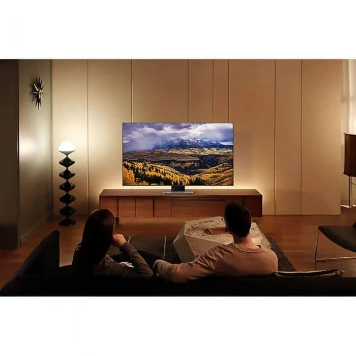 Televizor Smart QLED, Samsung 98Q80C, 247 cm, 4K Ultra HD, HDR, Clasa F