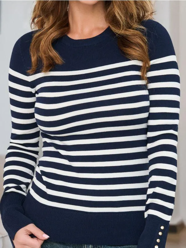 Pulover în dungi
