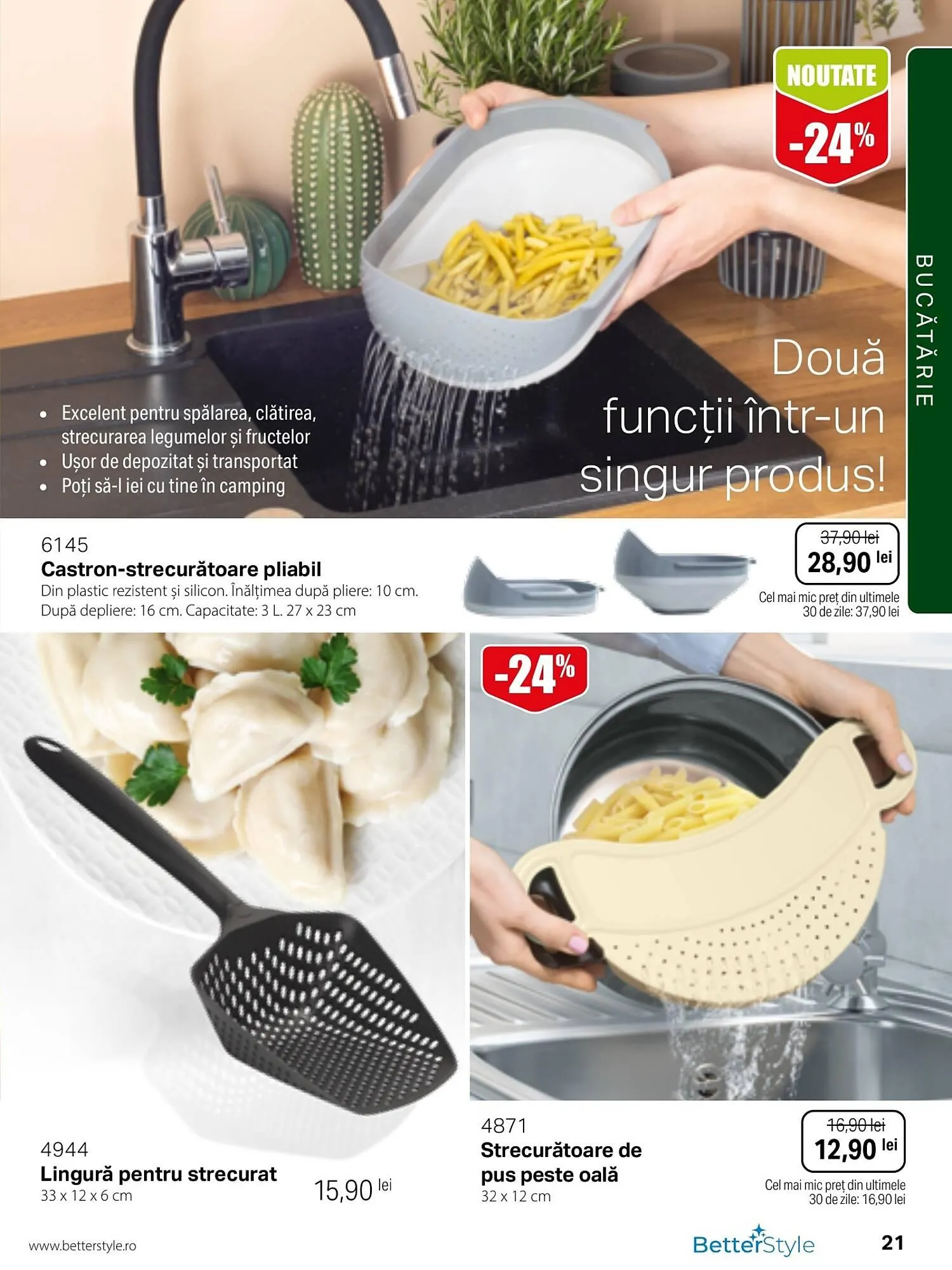 Catalog Catalog BetterStyle de la 1 august până la 31 august 2024 - Revista Pagina 21