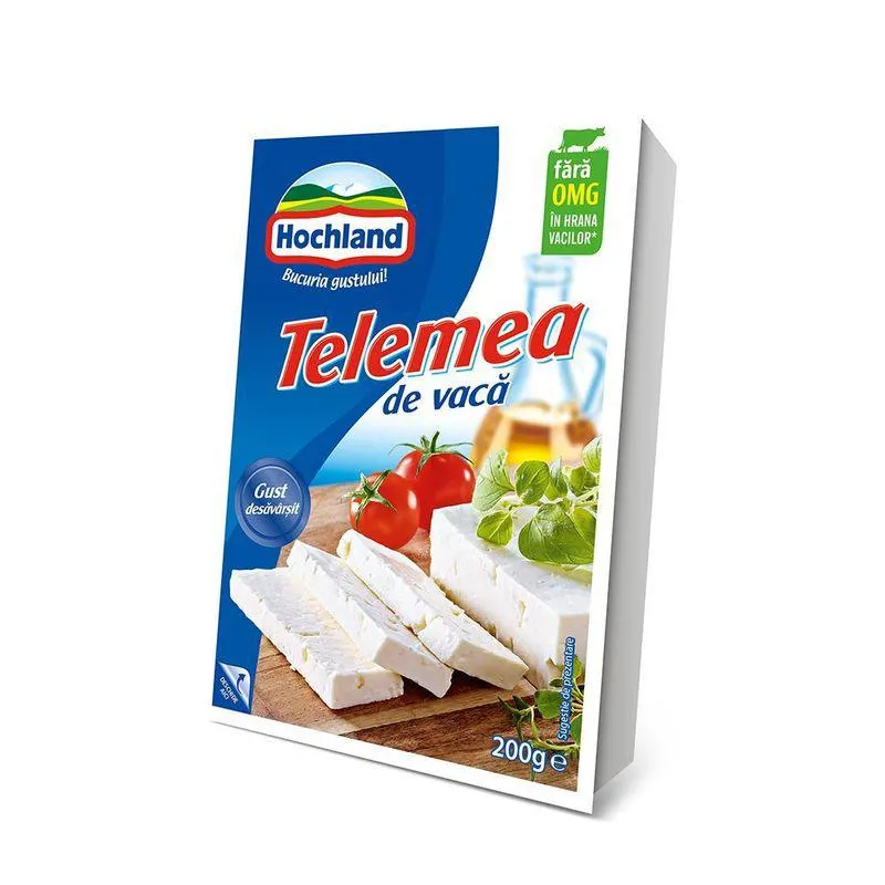 Telemea de vaca natur Hochland, 200 g
