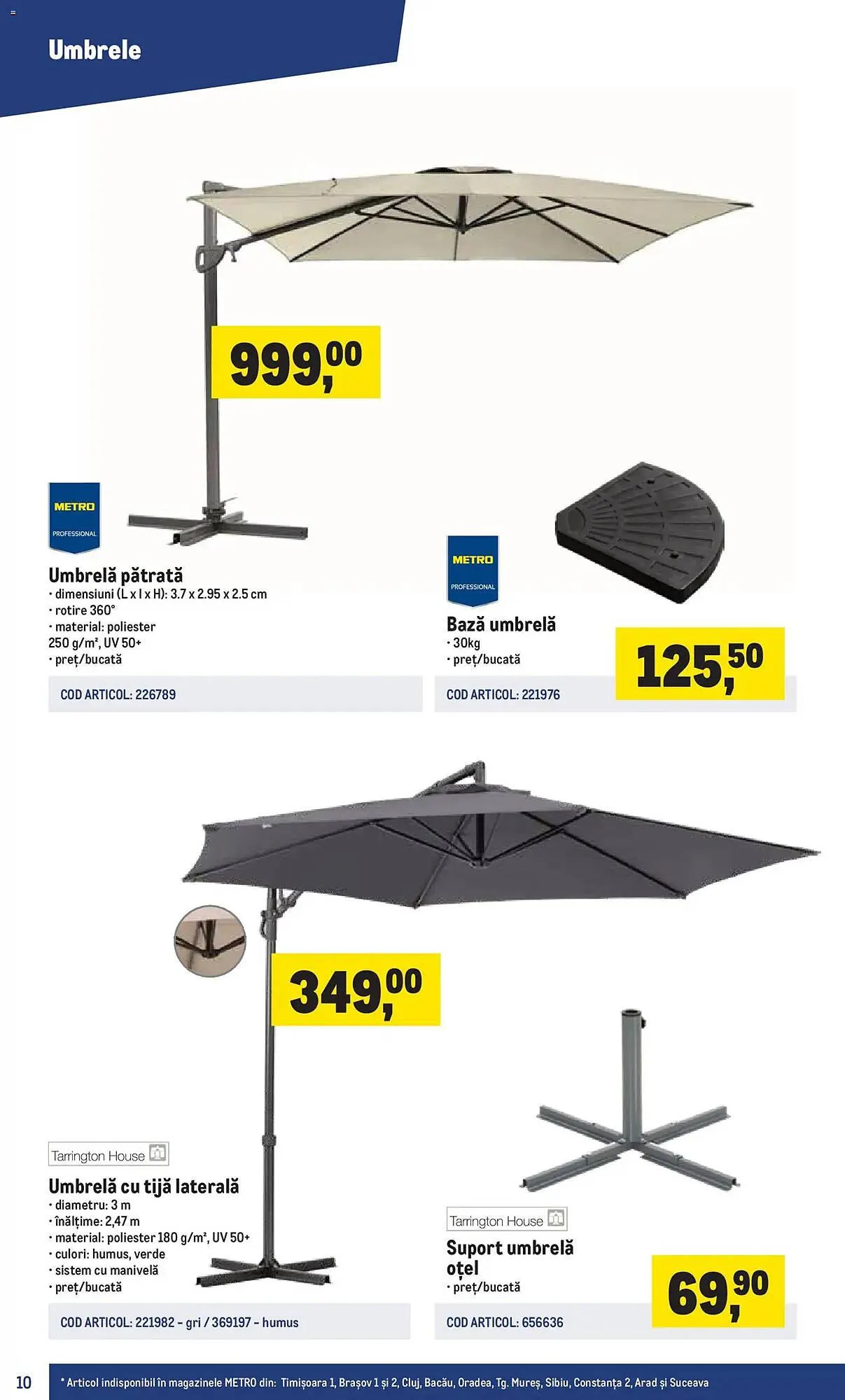 Catalog Catalog Metro de la 15 martie până la 30 iunie 2026 - Revista Pagina 10