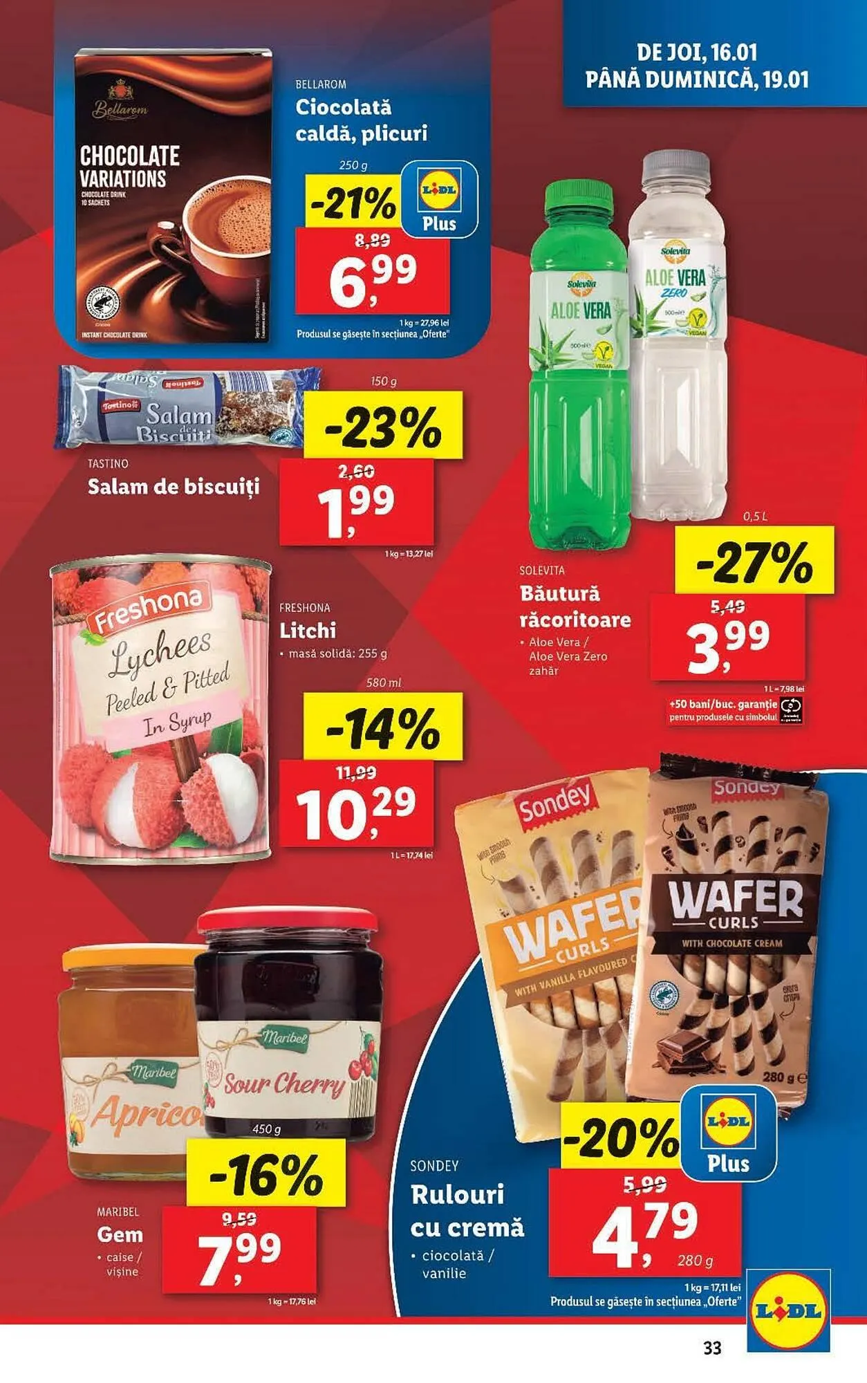 Catalog Catalog Lidl de la 13 ianuarie până la 19 ianuarie 2025 - Revista Pagina 33