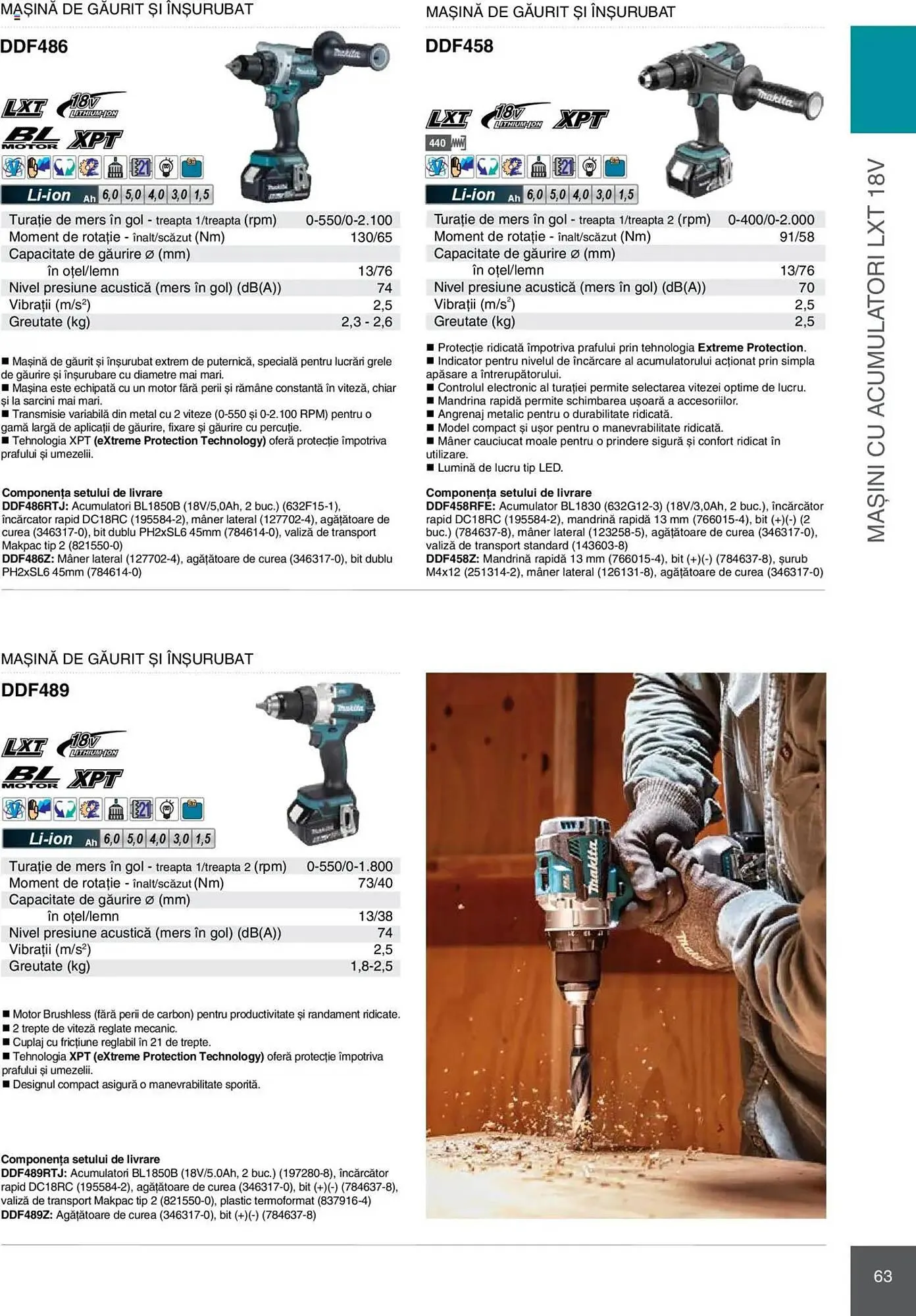 Catalog Catalog Makita de la 8 ianuarie până la 31 decembrie 2025 - Revista Pagina 63