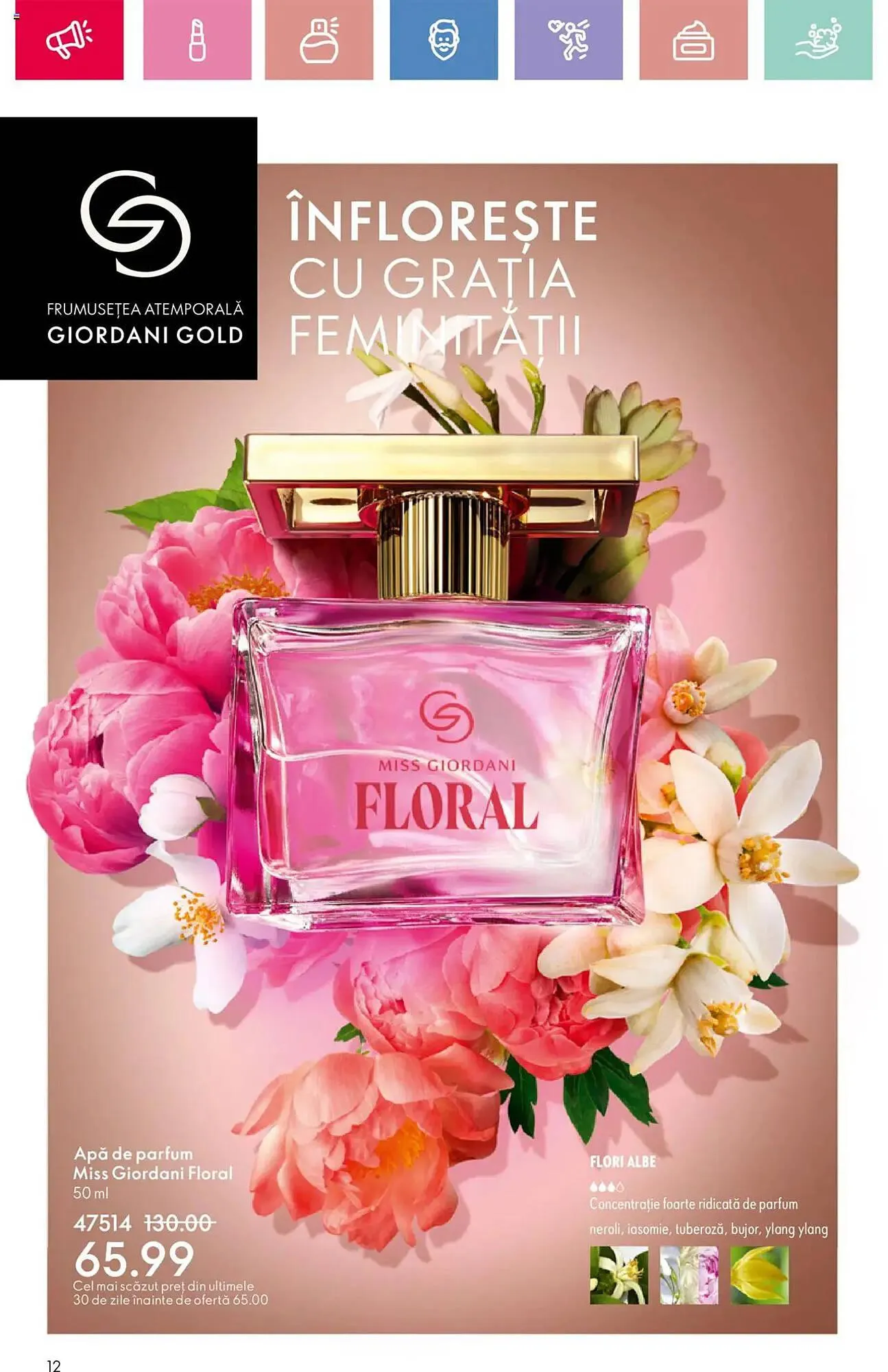 Catalog Catalog Oriflame de la 13 aprilie până la 3 mai 2025 - Revista Pagina 12