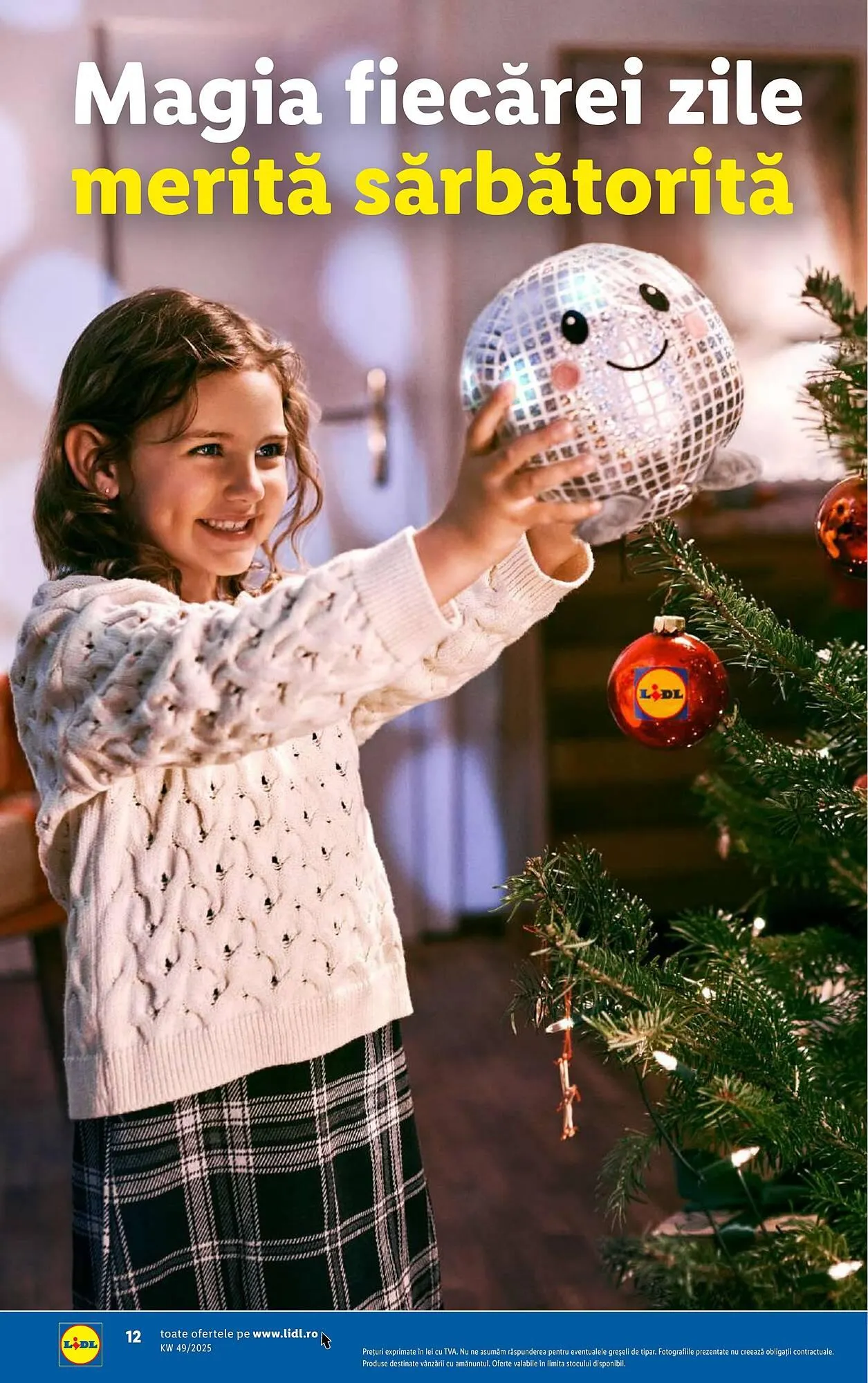 Catalog Catalog Lidl de la 1 decembrie până la 7 decembrie 2025 - Revista Pagina 12