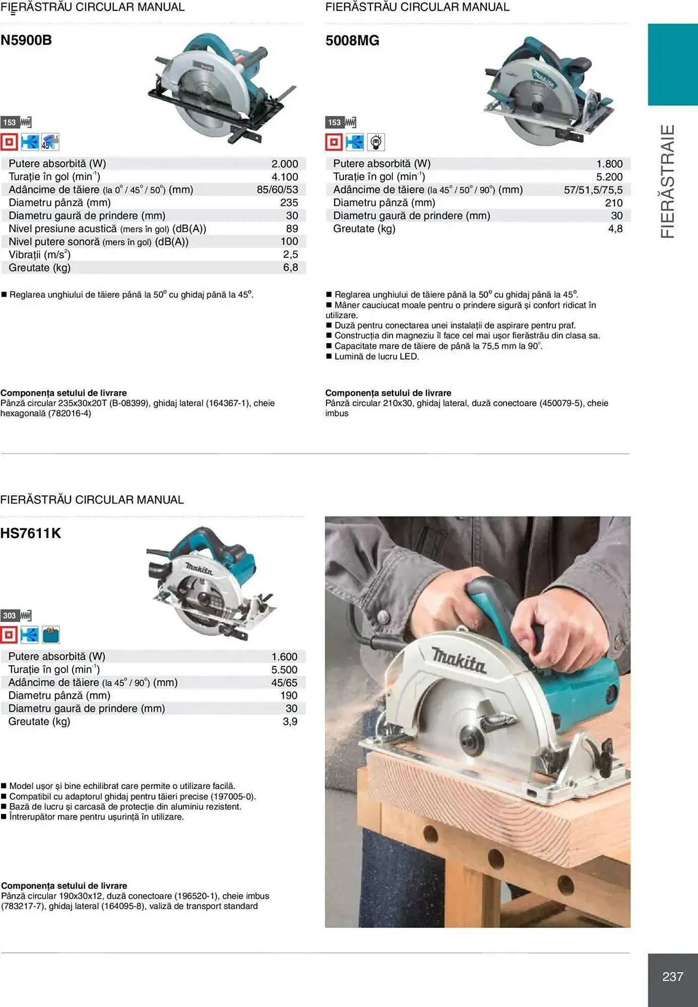 Catalog Catalog Makita de la 8 ianuarie până la 31 decembrie 2025 - Revista Pagina 237