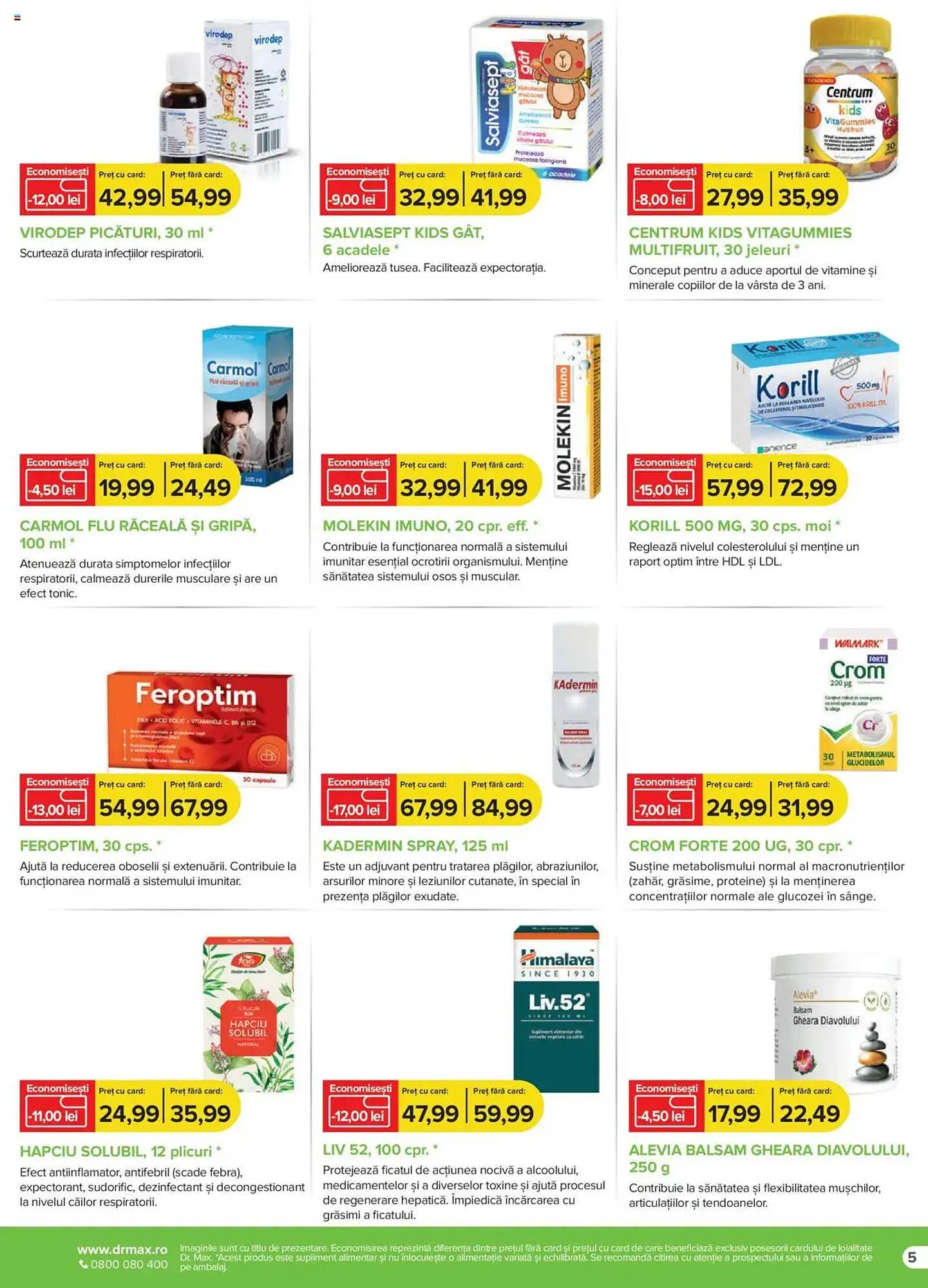 Catalog Catalog Dr.Max de la 1 ianuarie până la 31 ianuarie 2025 - Revista Pagina 5