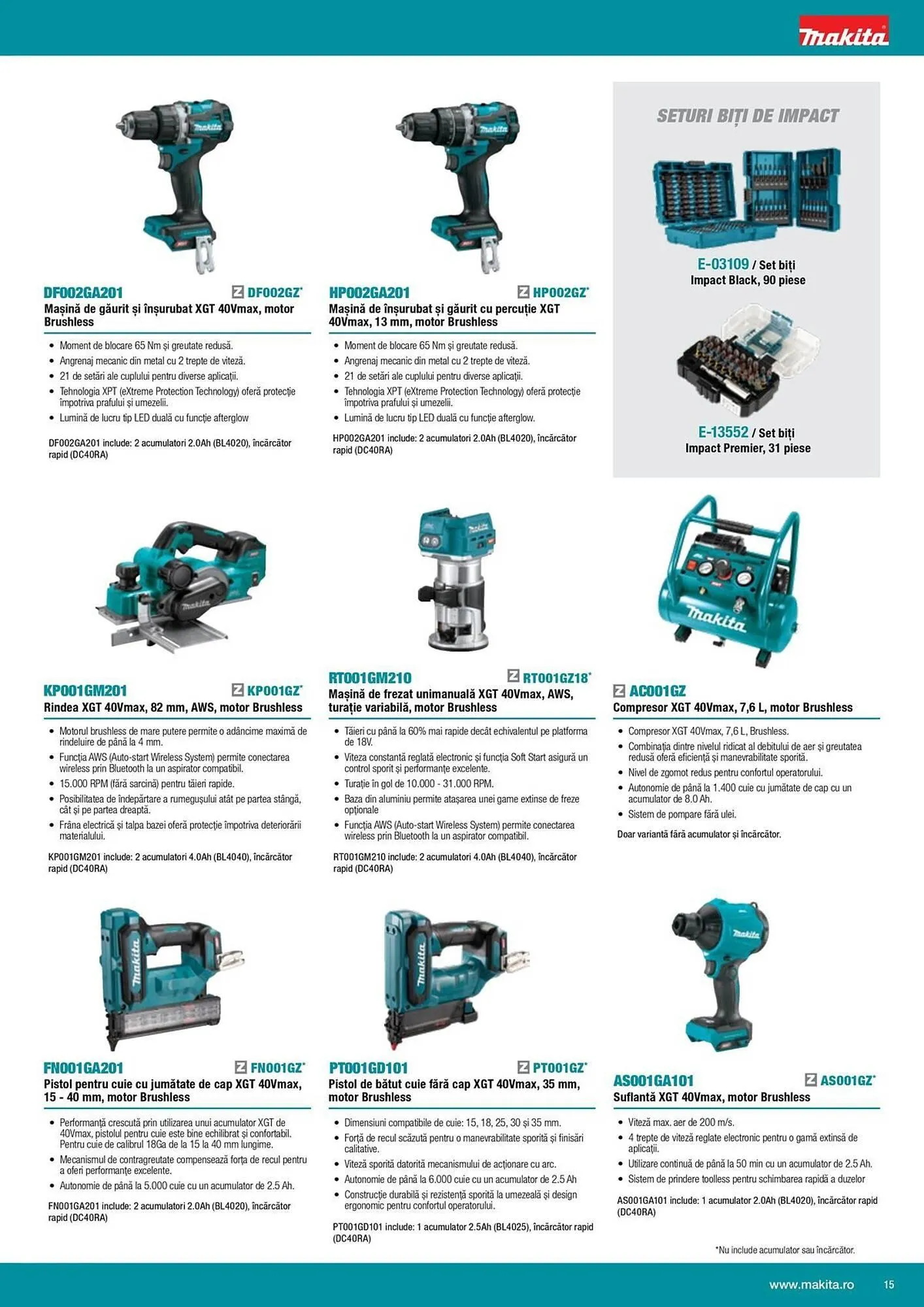Catalog Catalog Makita de la 11 aprilie până la 28 octombrie 2025 - Revista Pagina 15