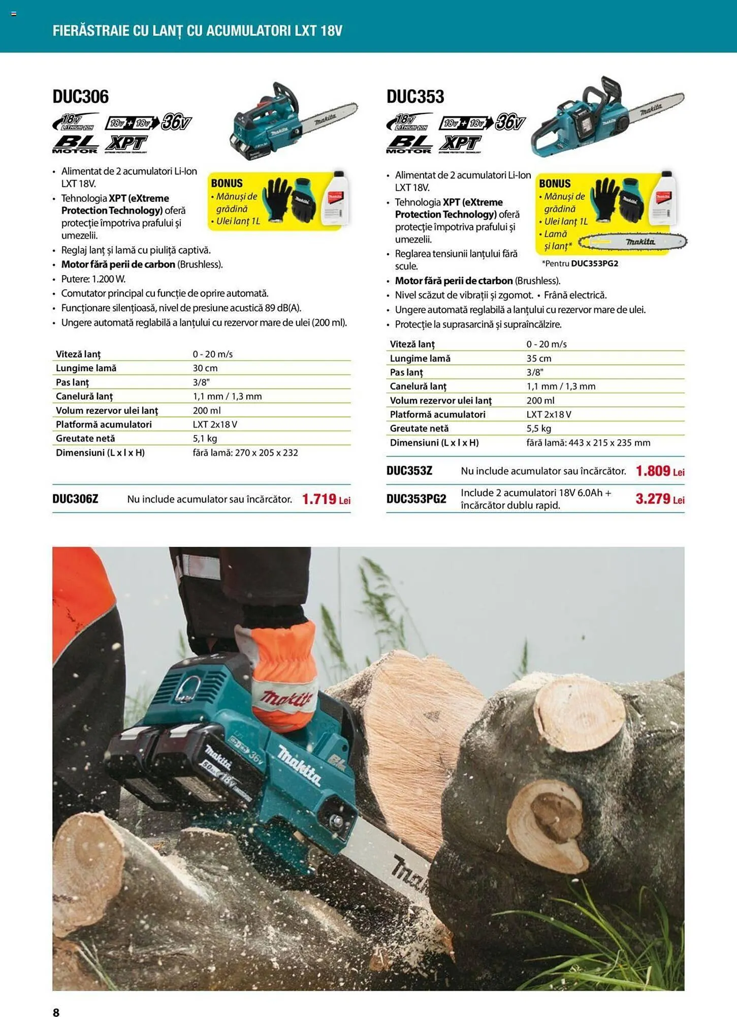 Catalog Makita catalog de la 1 septembrie până la 22 decembrie 2023 - Revista Pagina 8