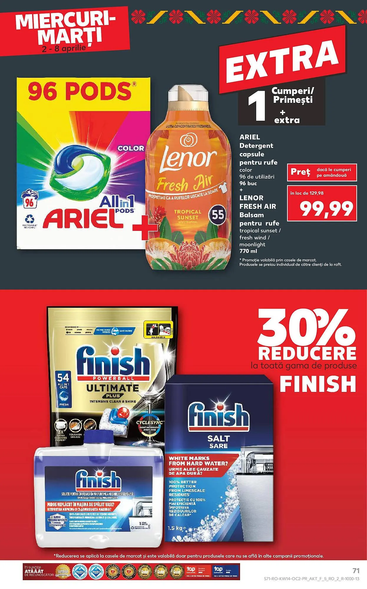 Catalog Catalog Kaufland de la 2 aprilie până la 8 aprilie 2025 - Revista Pagina 71