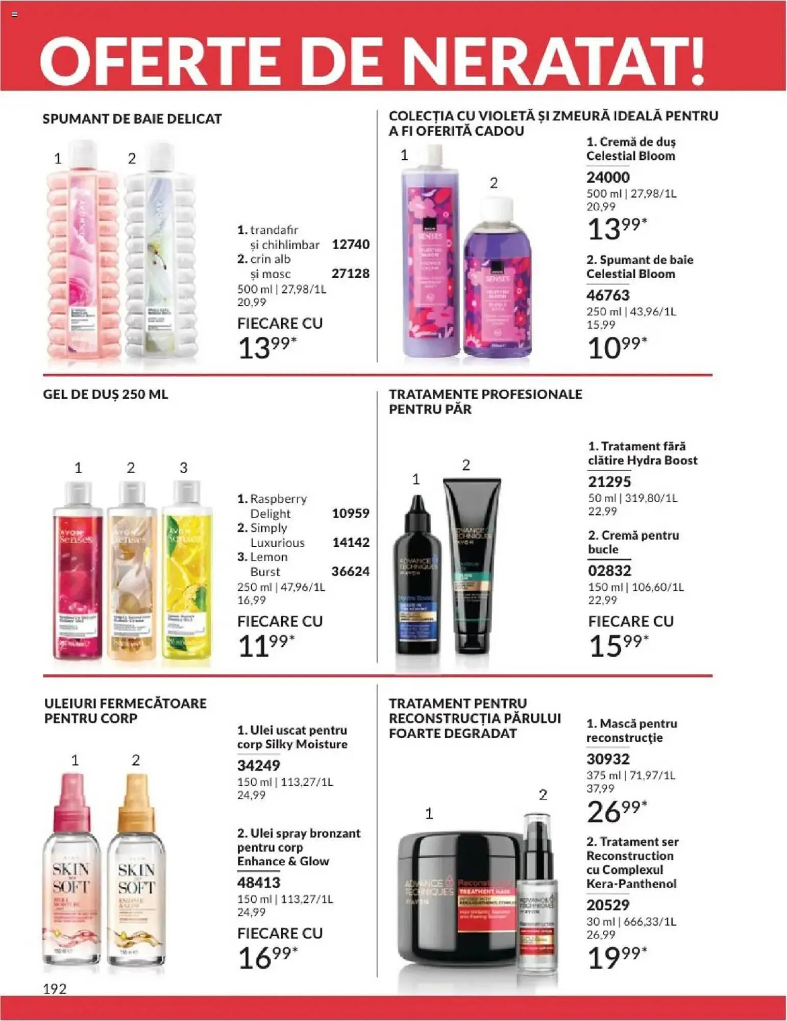 Catalog Catalog Avon de la 31 mai până la 30 iunie 2025 - Revista Pagina 192