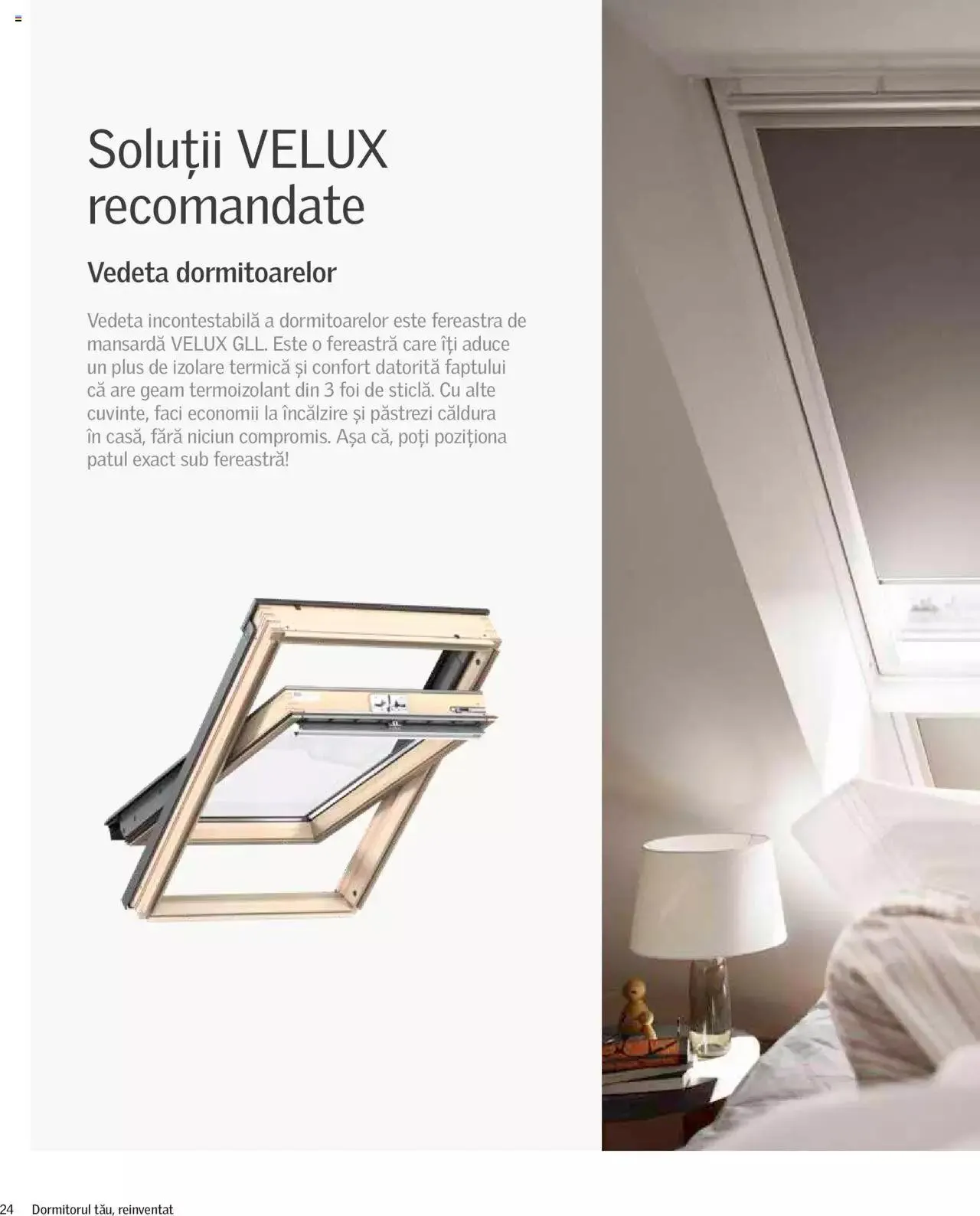 Catalog Velux catalog - Dormitorul tău reinventat de la 27 decembrie până la 31 decembrie 2023 - Revista Pagina 24