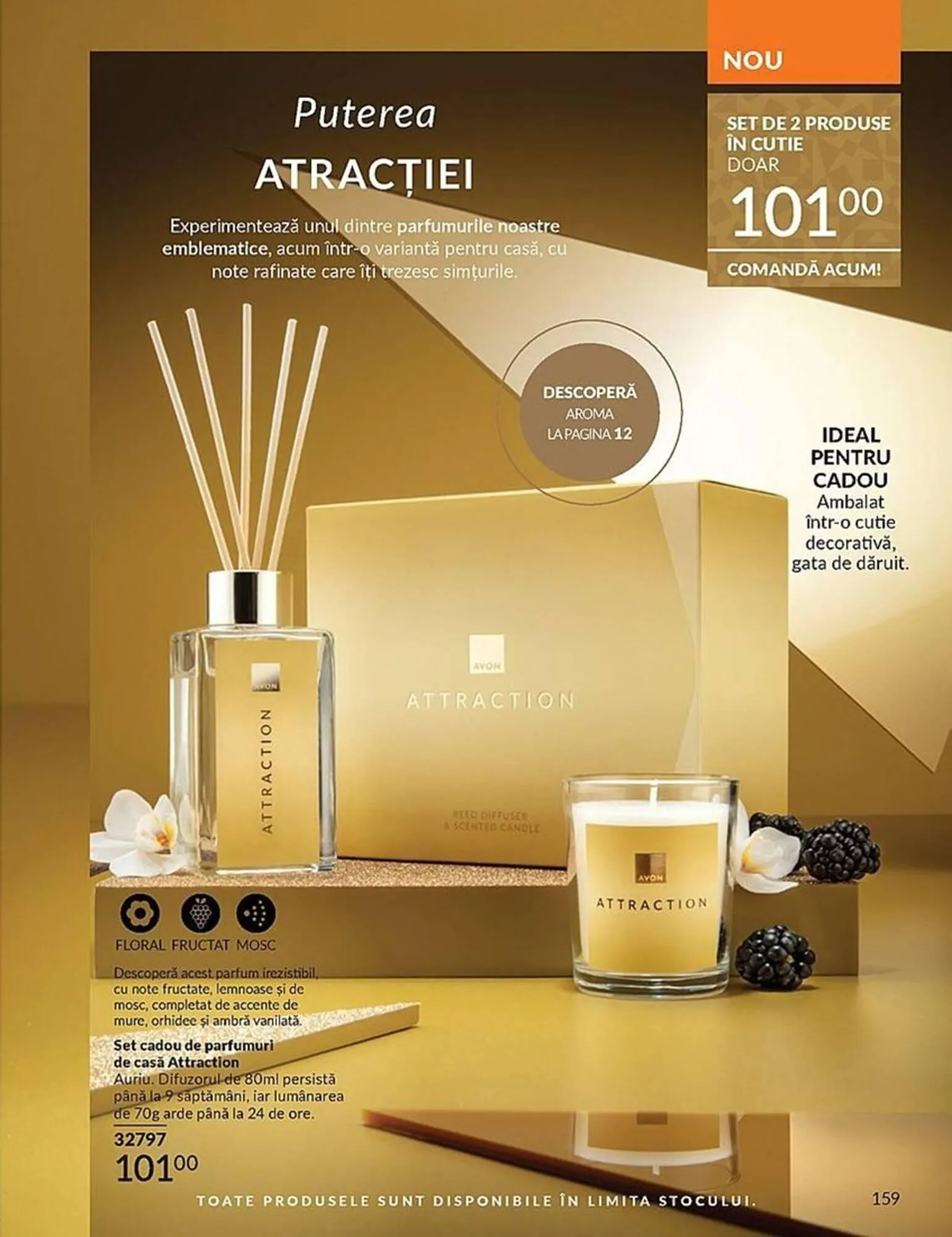 Catalog Catalog Avon de la 3 noiembrie până la 30 noiembrie 2025 - Revista Pagina 157