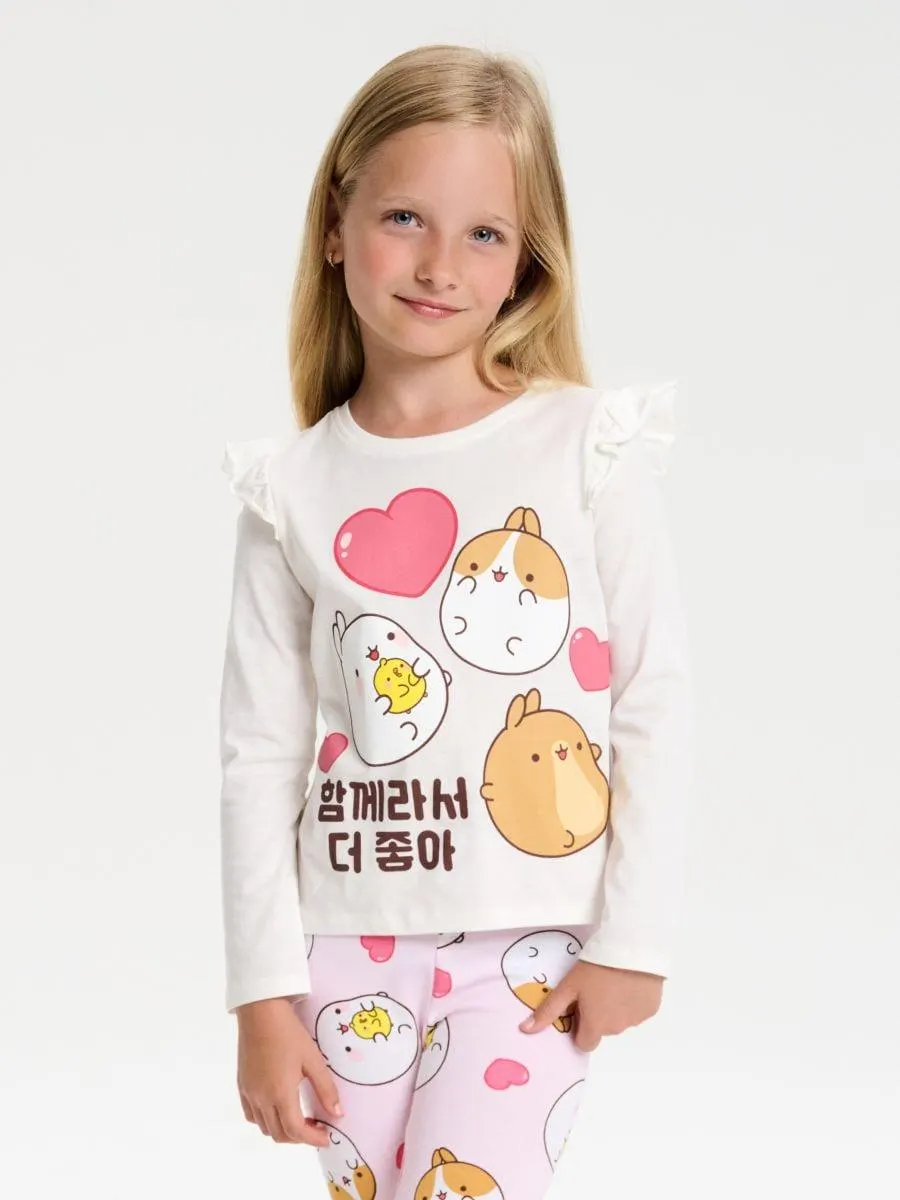 Tricou cu mânecă lungă Molang
