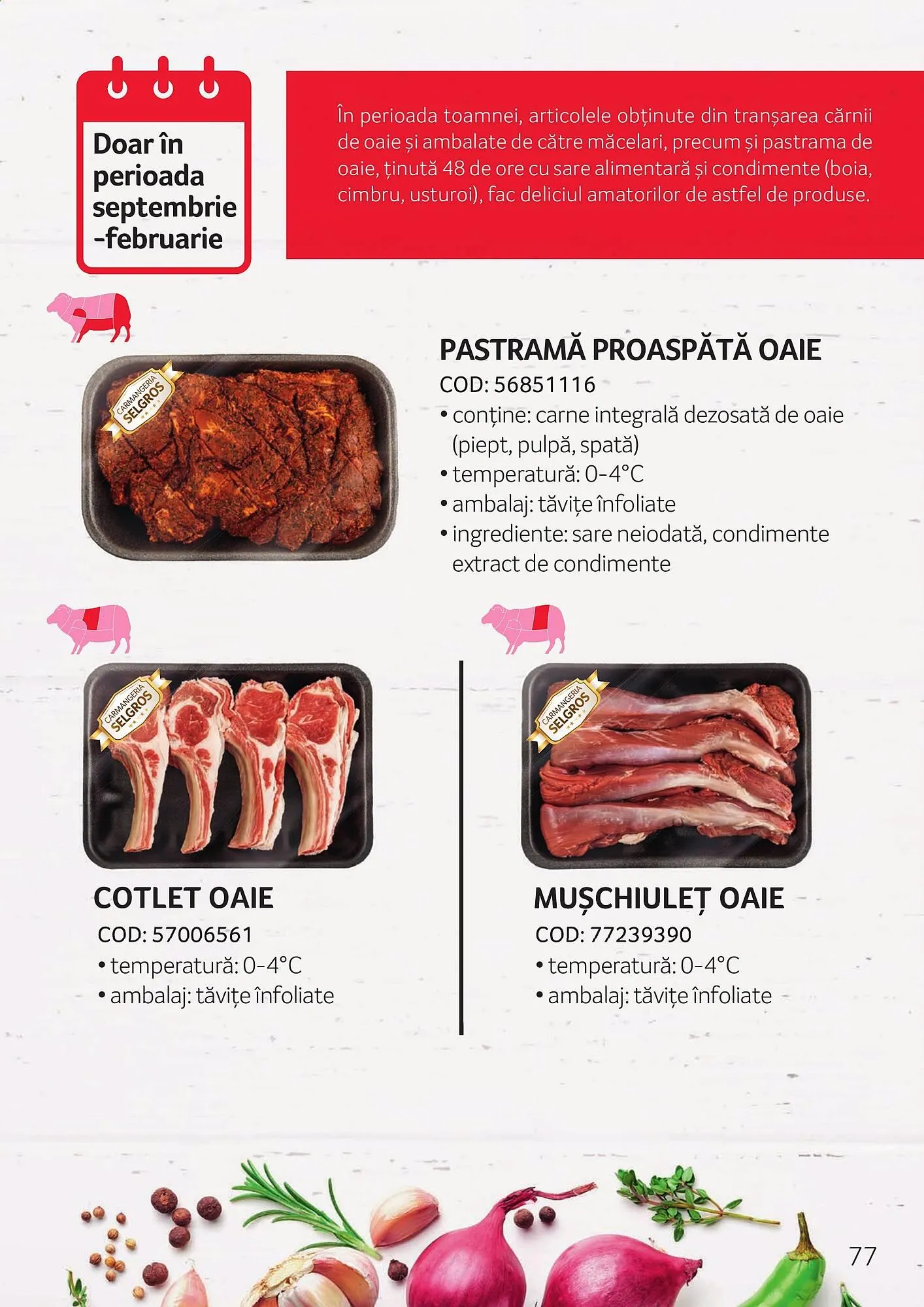 Catalog Catalog Selgros de la 3 octombrie până la 30 noiembrie 2025 - Revista Pagina 77