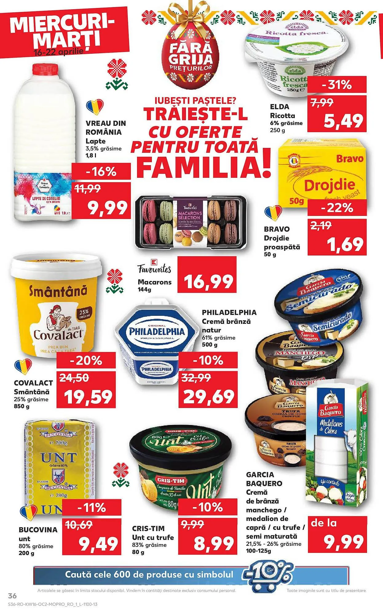 Catalog Catalog Kaufland de la 16 aprilie până la 22 aprilie 2025 - Revista Pagina 36
