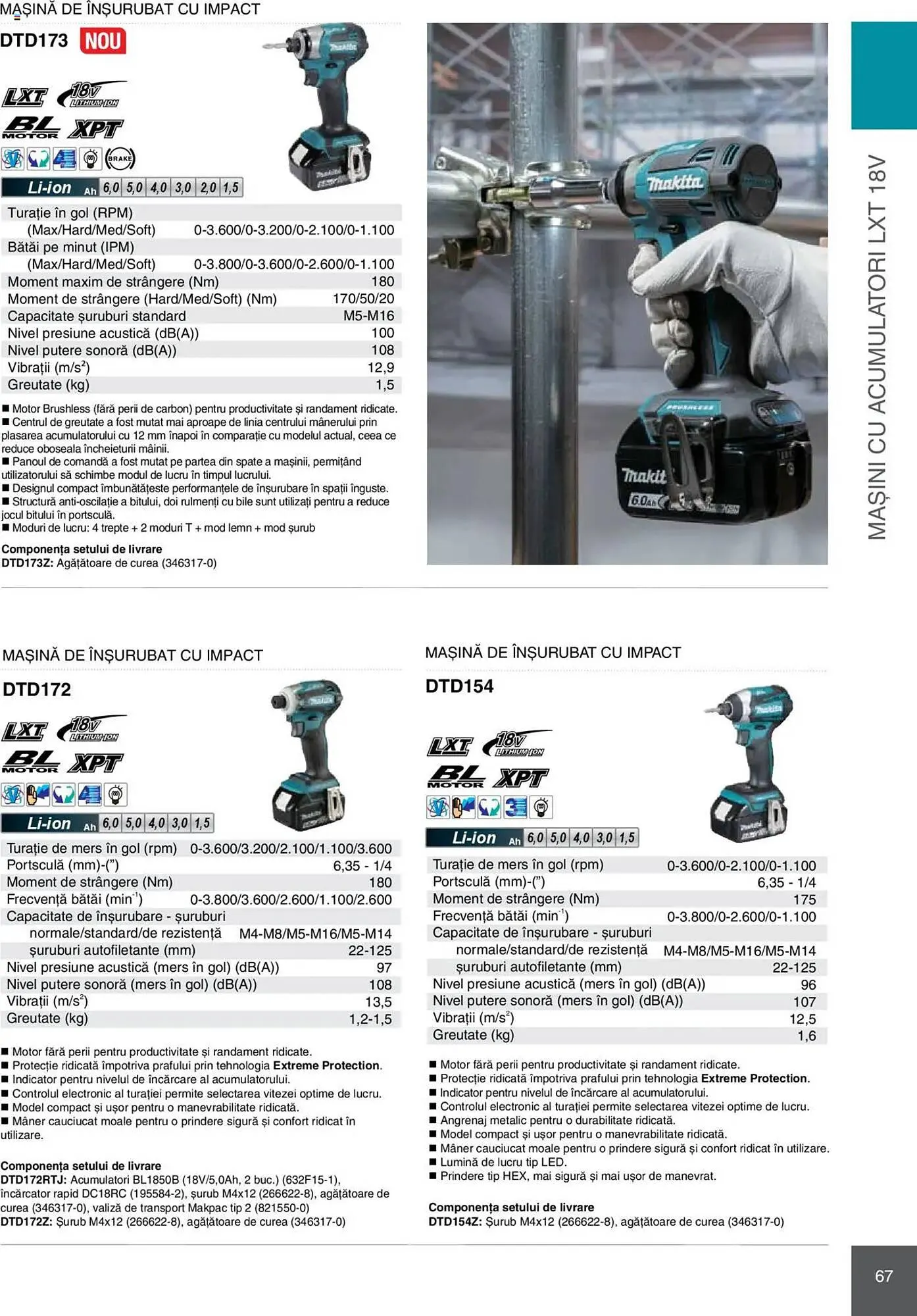 Catalog Catalog Makita de la 8 ianuarie până la 31 decembrie 2025 - Revista Pagina 67