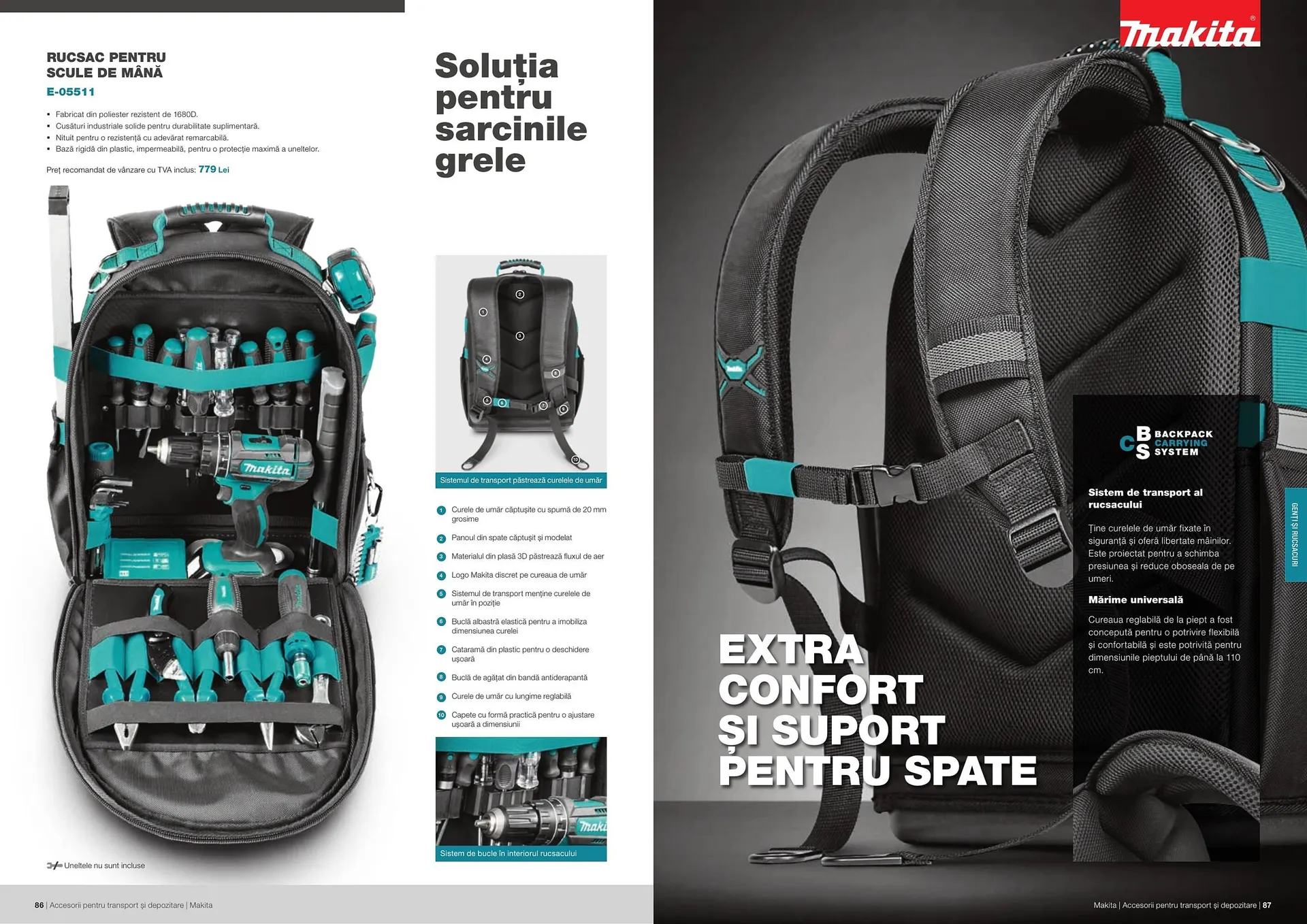 Catalog Makita catalog de la 27 iulie până la 31 decembrie 2023 - Revista Pagina 44