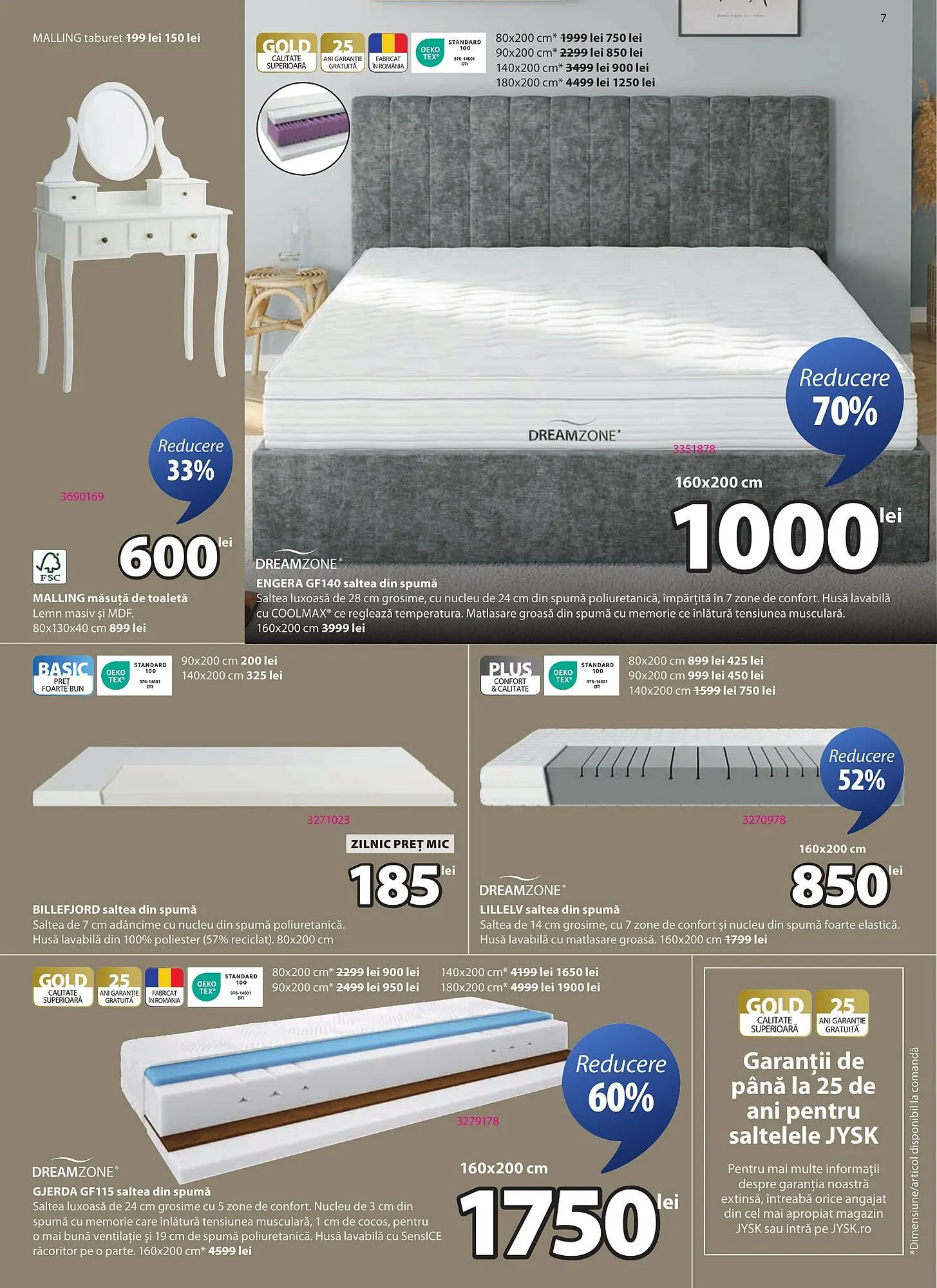 Catalog Catalog JYSK de la 27 august până la 25 septembrie 2025 - Revista Pagina 7