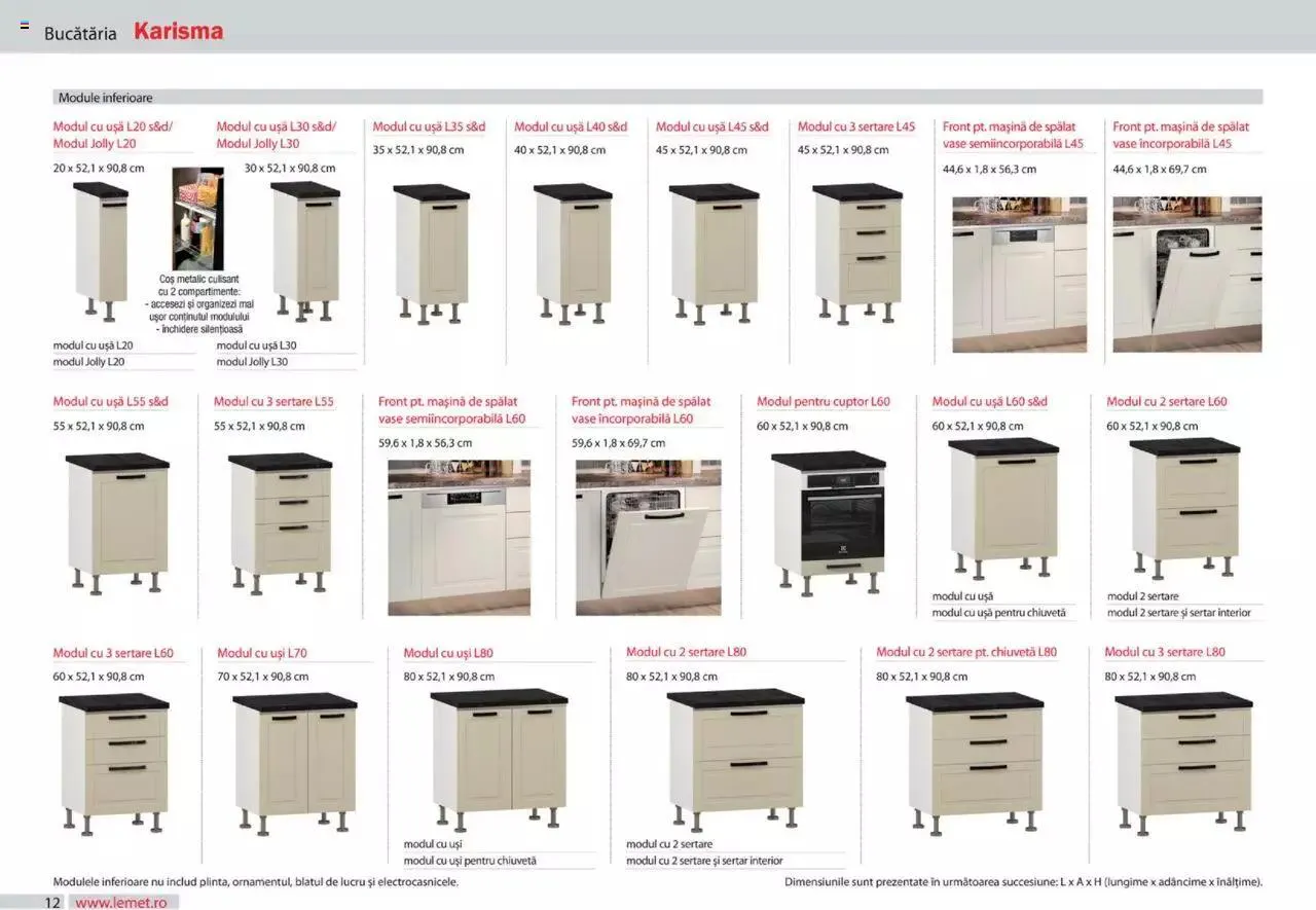 Catalog Lem’s - Bucătăria Karisma de la 1 septembrie până la 31 decembrie 2023 - Revista Pagina 12