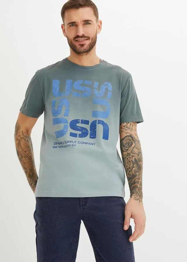 Tricou în degradeu, bumbac bio